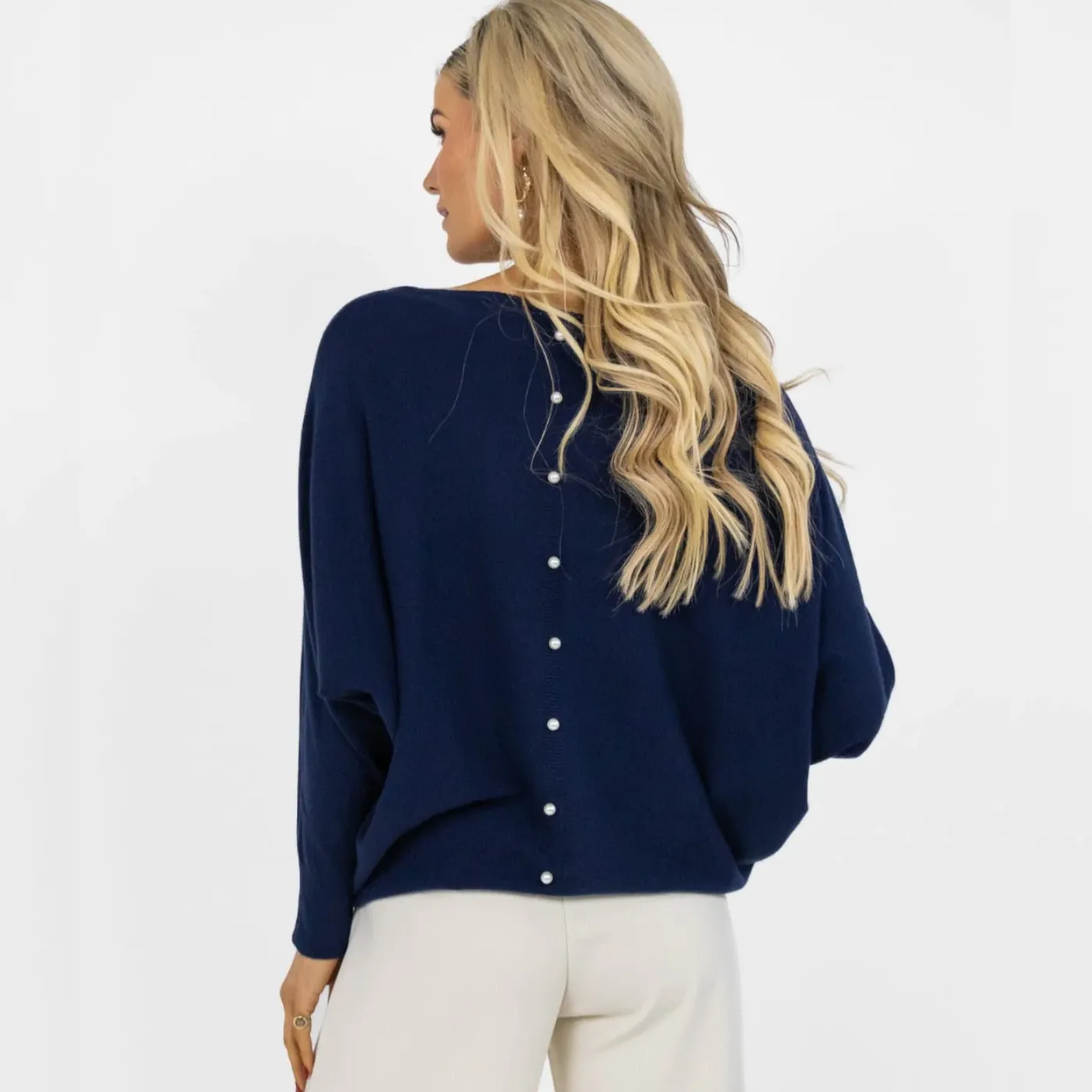 Kate & Pippa Elba Jumper | Navy