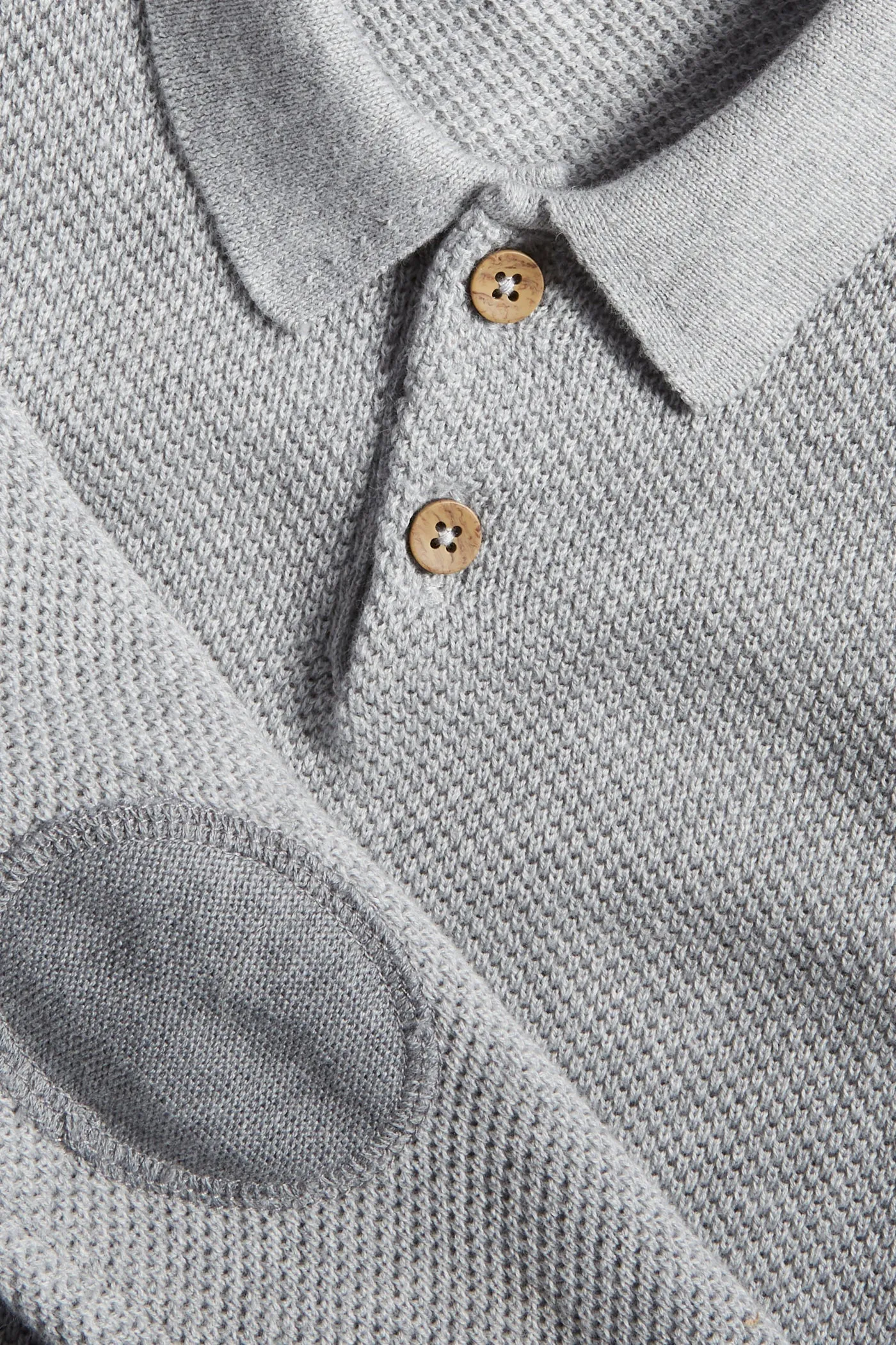 Kids' grey grandad jumper