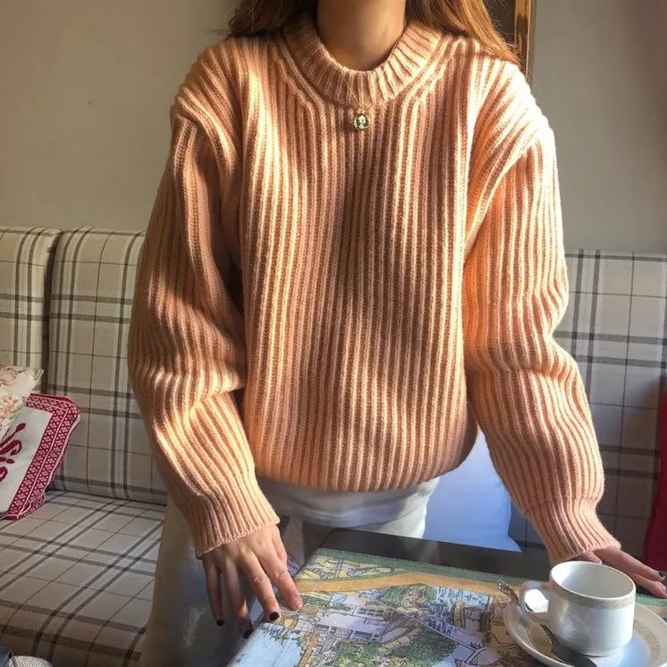 Knitted One-size Sweater Jumper