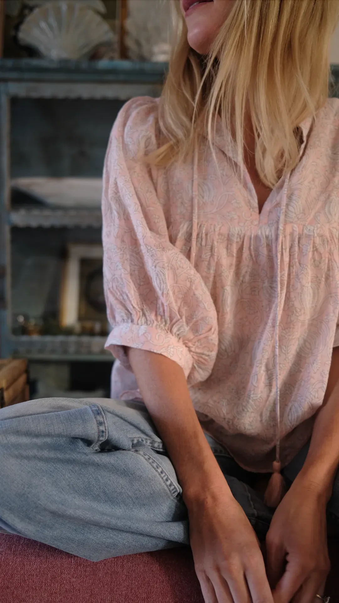 Large - Steph Top in Blush by Marea