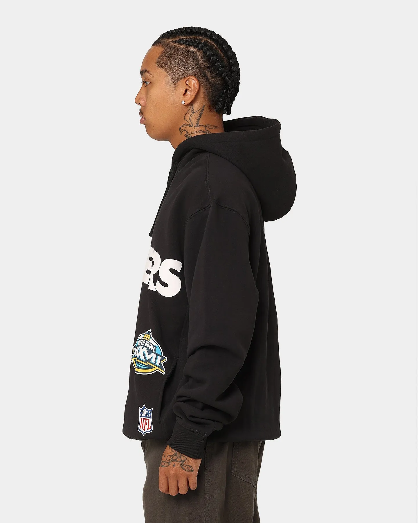 Majestic Athletic Las Vegas Raiders World Series Champs Graphic Hoodie Faded Black