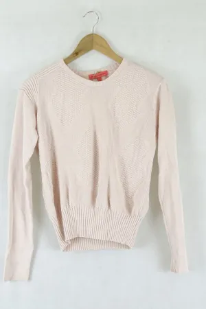 Manning Cartel Pink Knit Jumper S