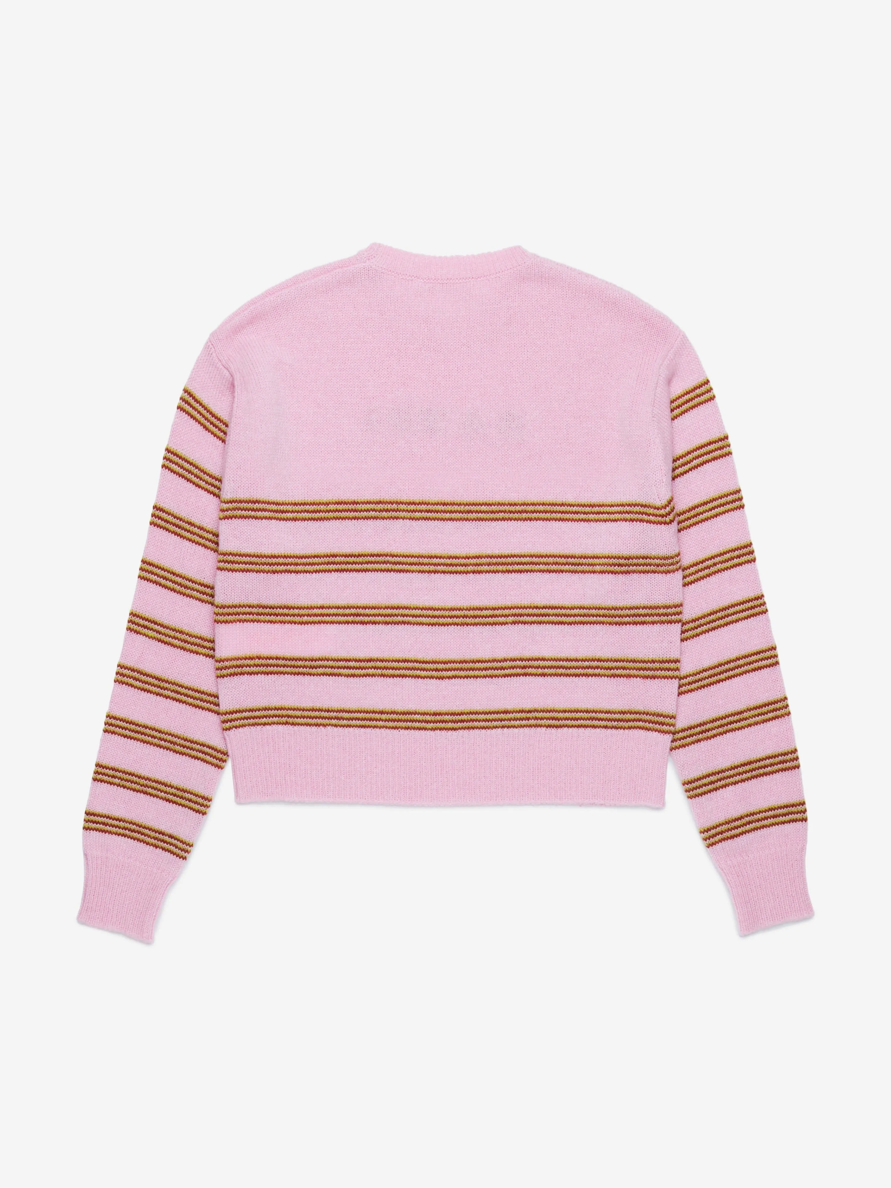 MARNI Girls Striped Jumper in Pink