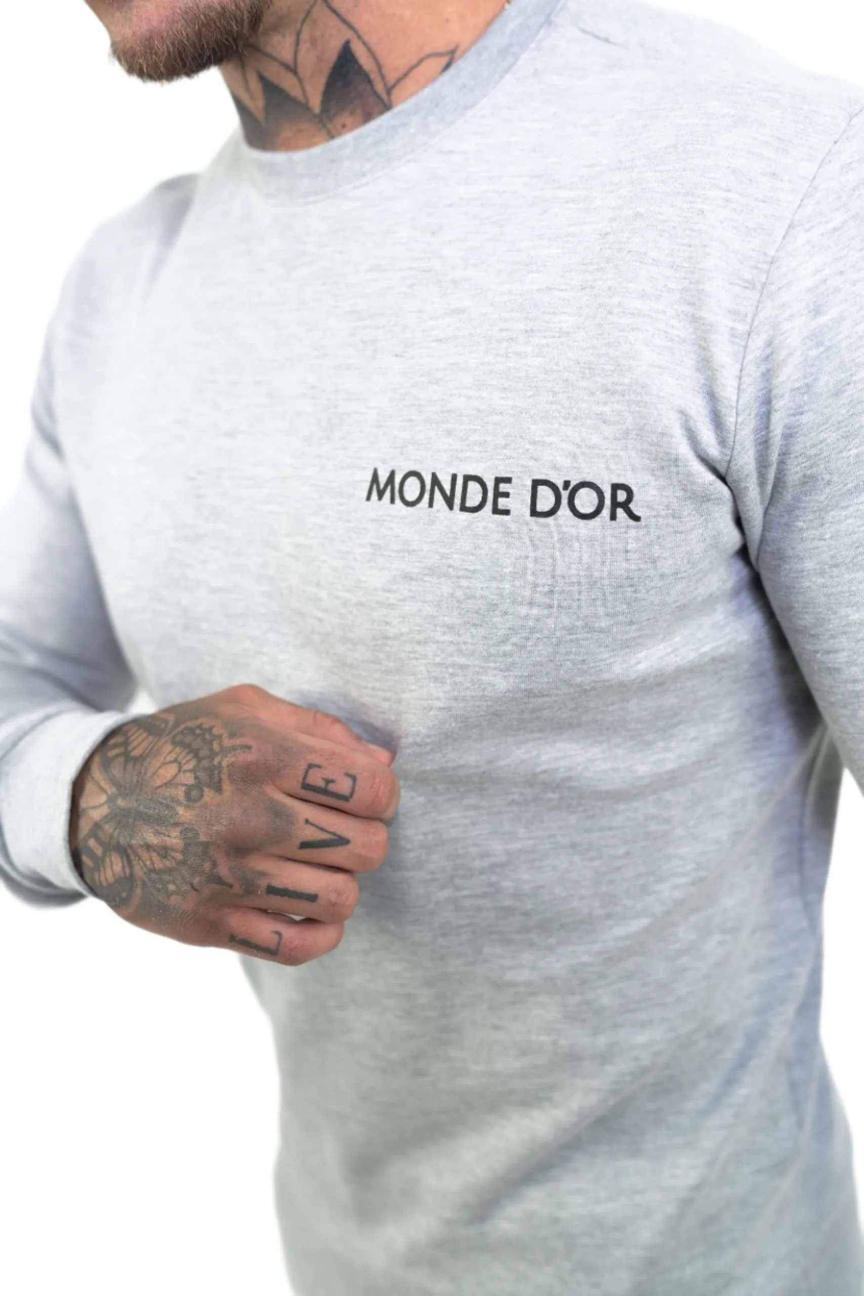 Men's Light Grey Urban Tracksuit Set