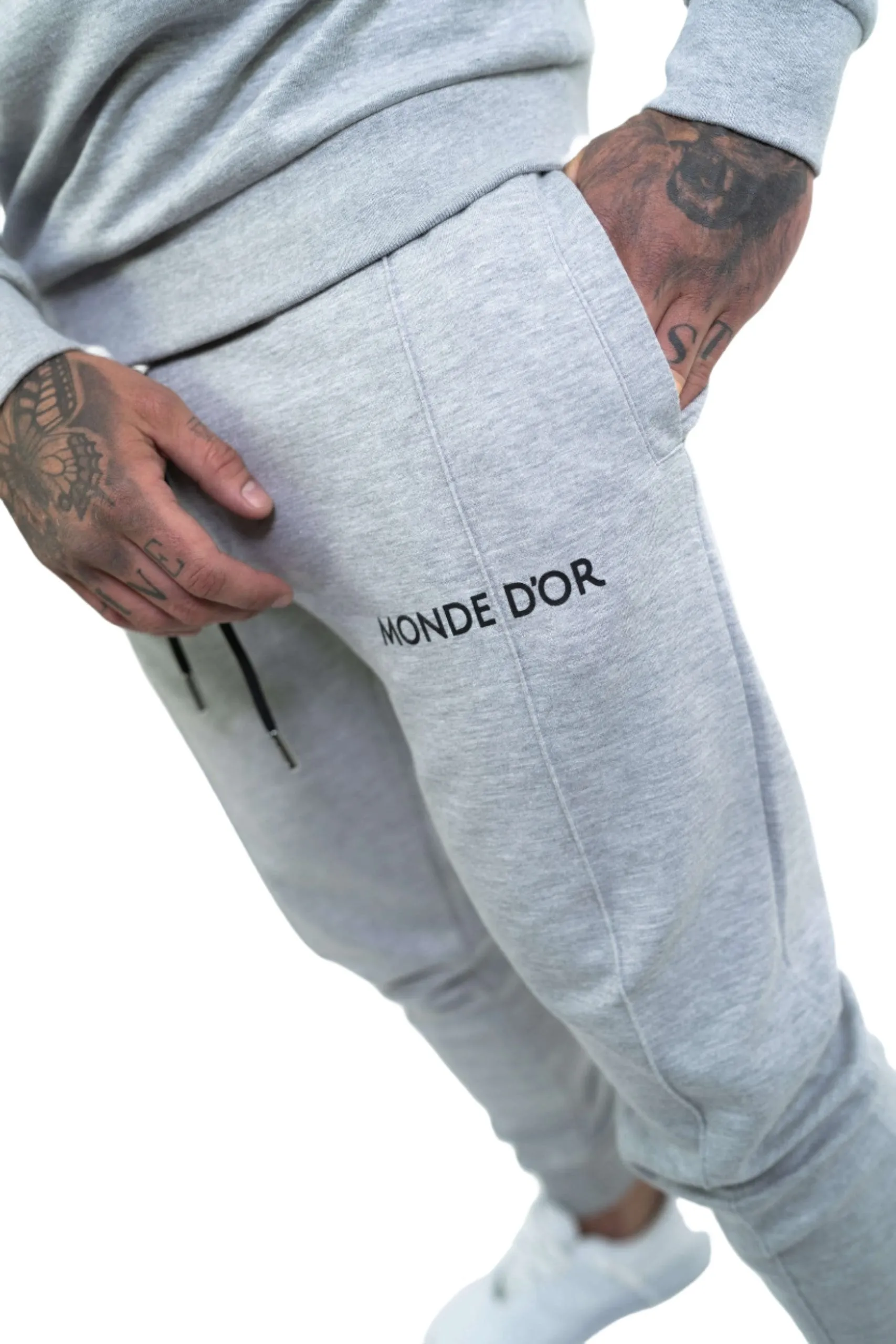 Men's Light Grey Urban Tracksuit Set