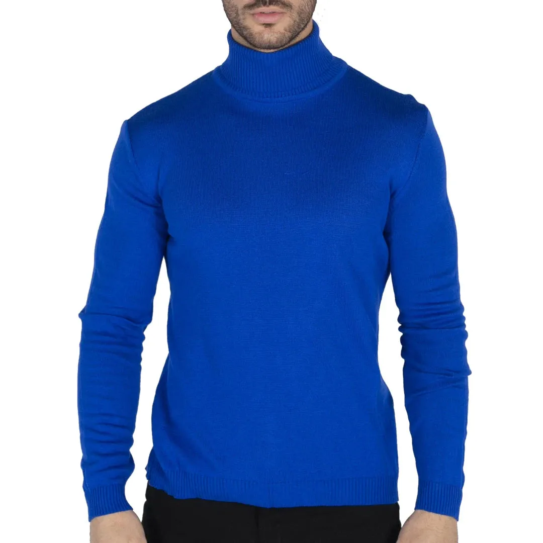 Men's Polar Neck Jumper Roll Neck High Turtle Neck Light Weight