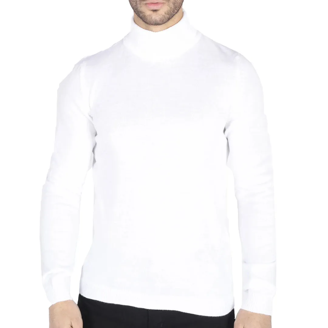 Men's Polar Neck Jumper Roll Neck High Turtle Neck Light Weight