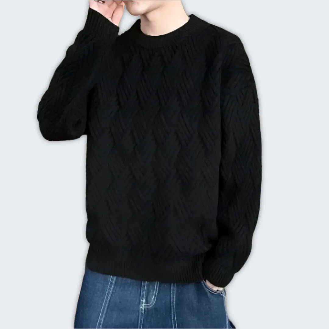 Men's Stylish Knitted Sweater - Soft, Warm & Versatile Jumper