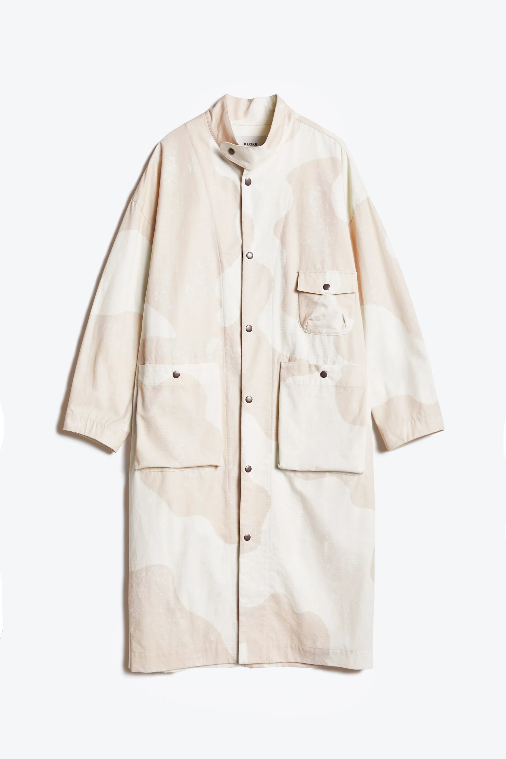 Milo Unisex Coat Haze Cam Print