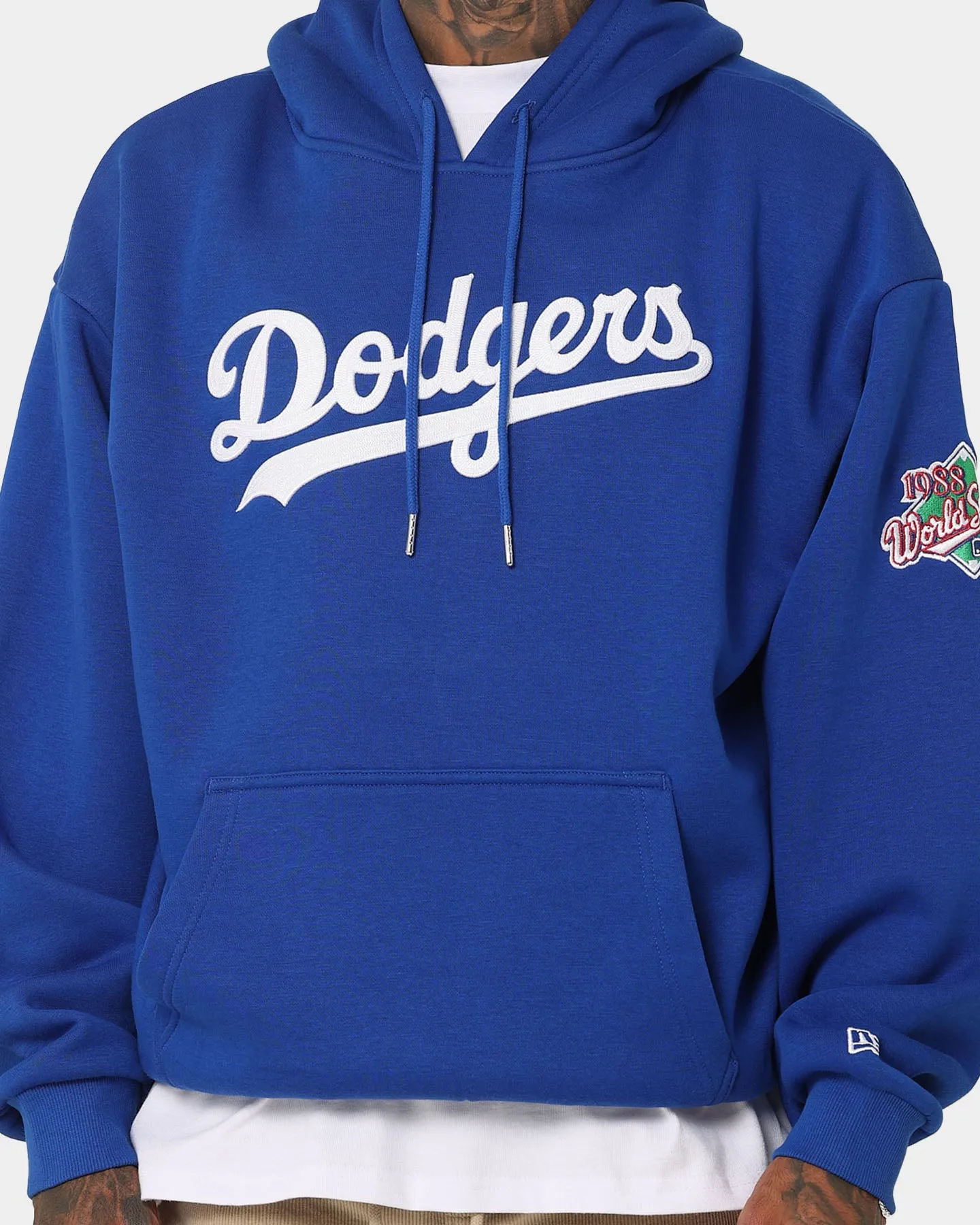 New Era Los Angeles Dodgers 'Tropical Punch Script Pack' Oversized Hoodie Bright Royal