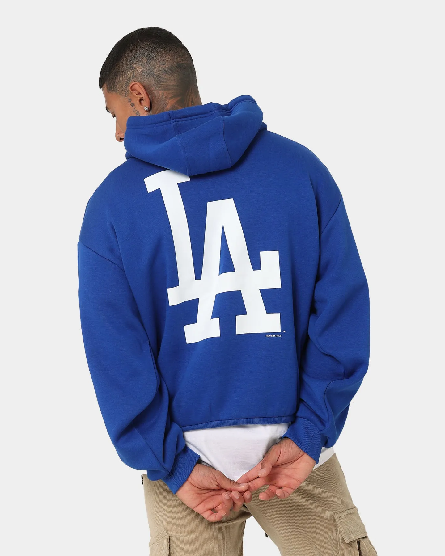 New Era Los Angeles Dodgers 'Tropical Punch Script Pack' Oversized Hoodie Bright Royal