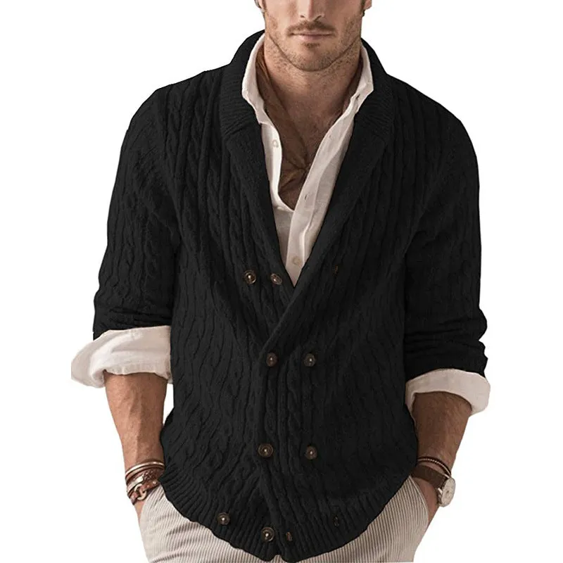 new Winter/Spring solid color knitted jacket