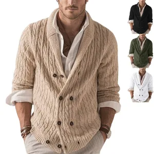 new Winter/Spring solid color knitted jacket