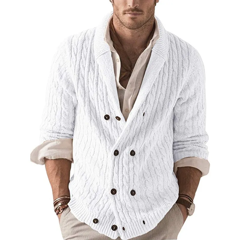 new Winter/Spring solid color knitted jacket