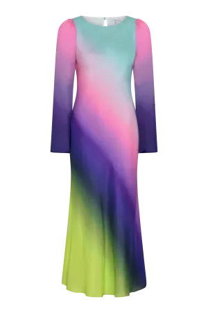 Odelia Winter Ombre Midi Dress RENTAL
