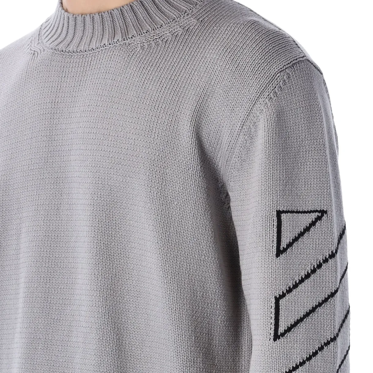 OFF-WHITE Logo Embroidered Jumper
