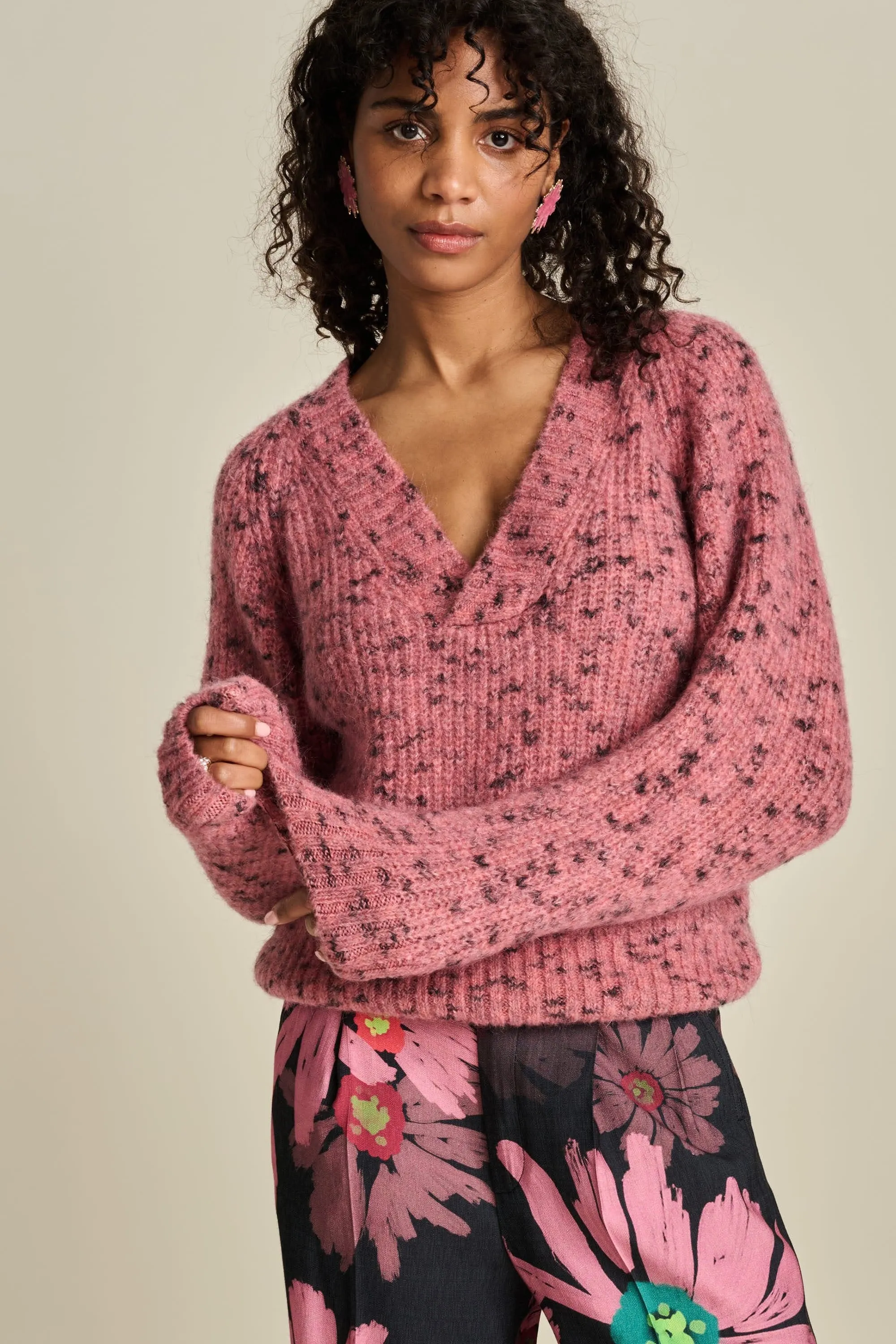 PULLOVER - Animal Pink