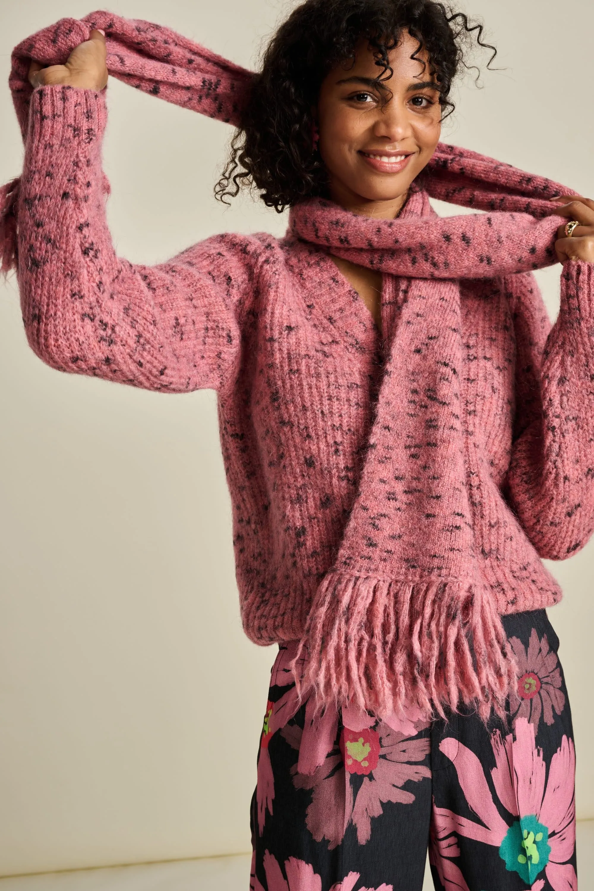 PULLOVER - Animal Pink