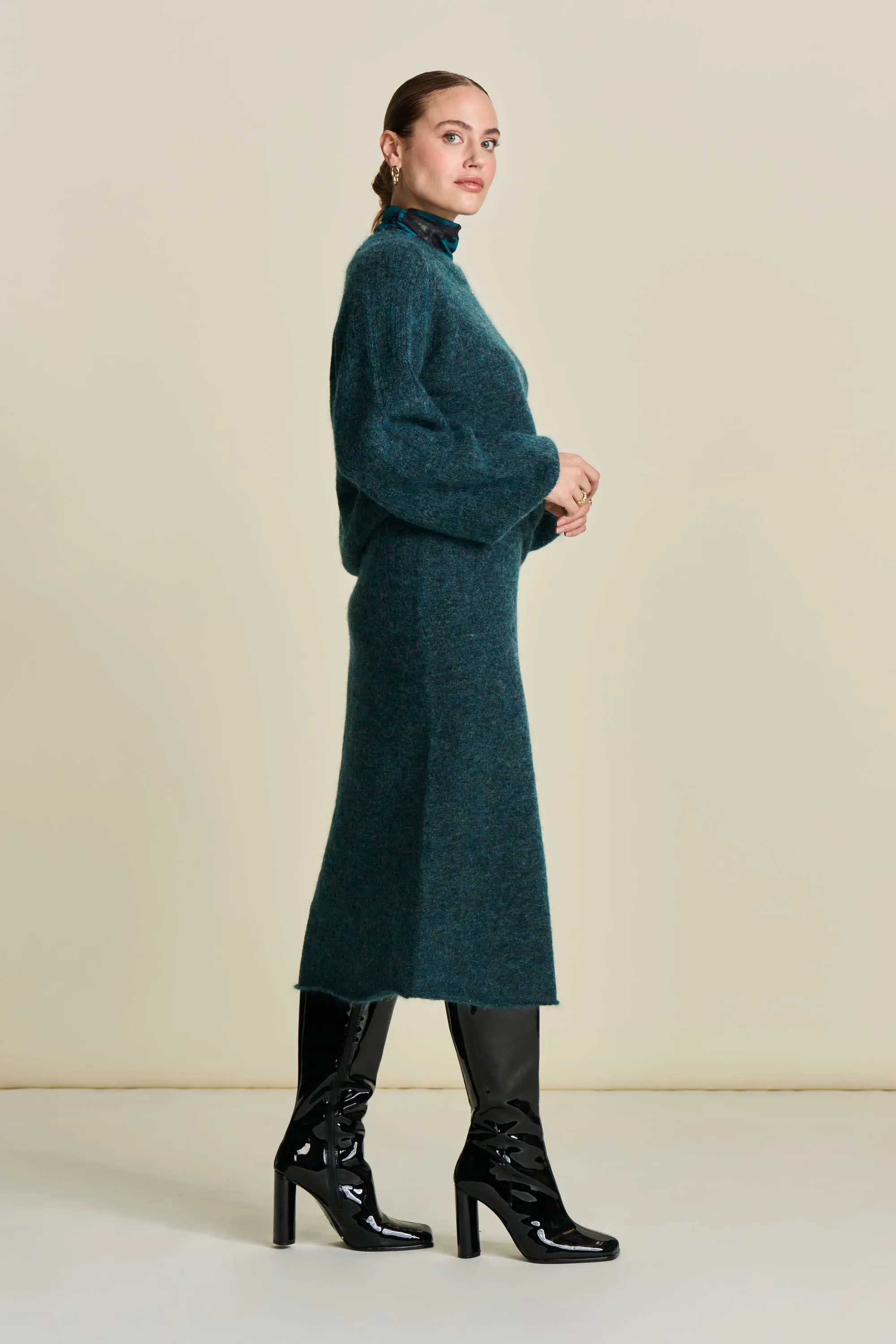 PULLOVER - Teal Green