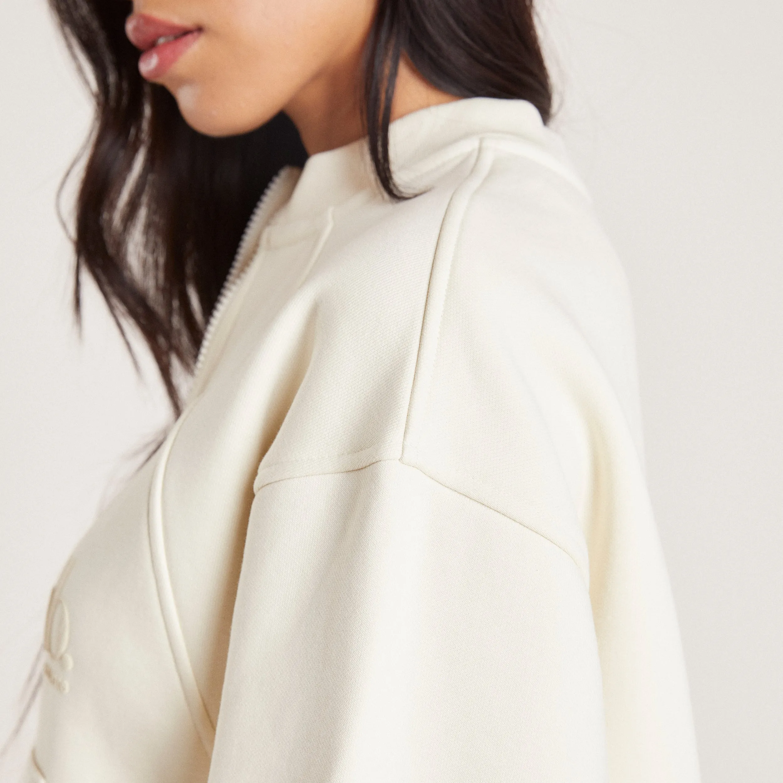 Quarter Zip Jumper - Tofu