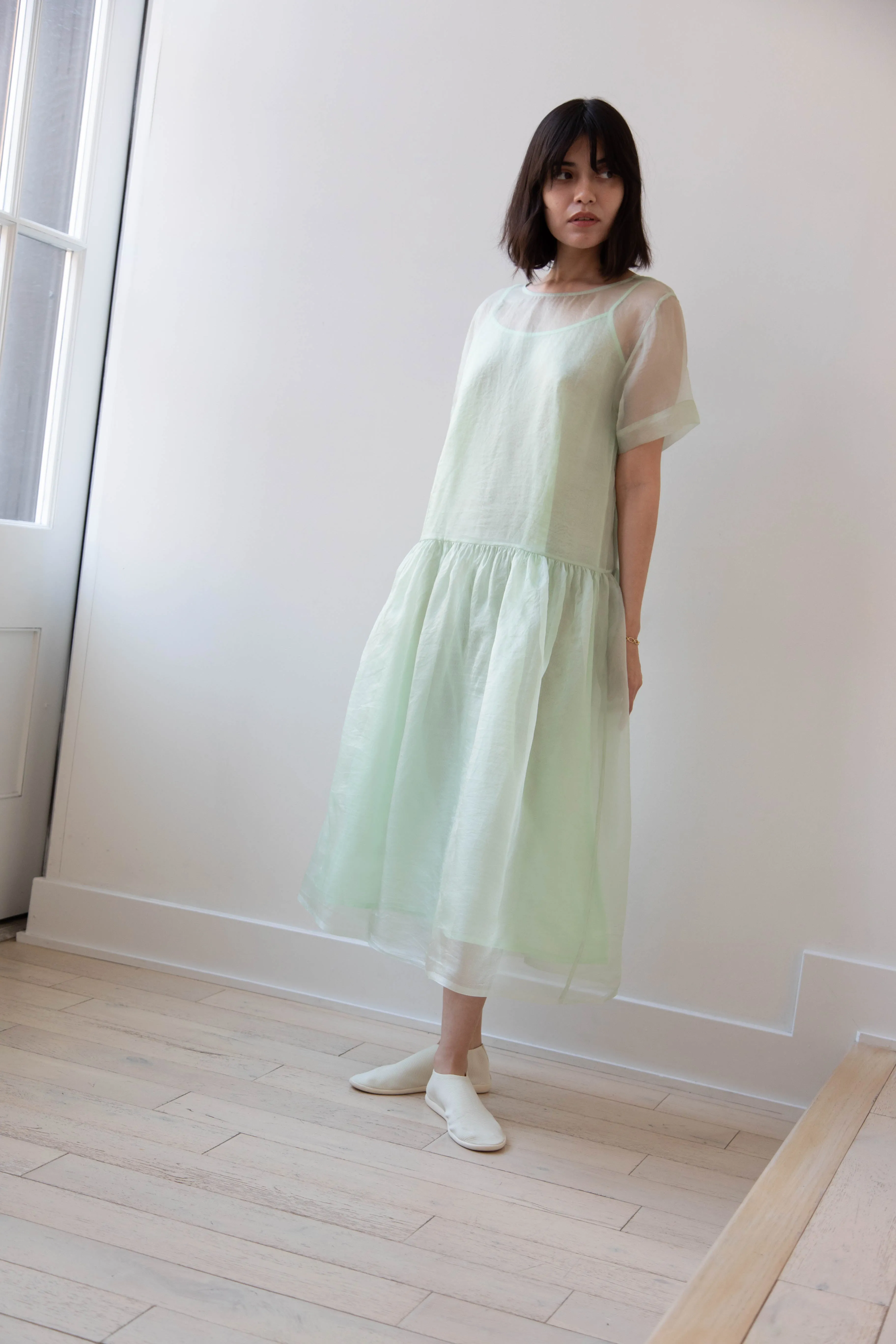 RB by Runaway Bicycle | Silk Organza Coco Dress in Mint