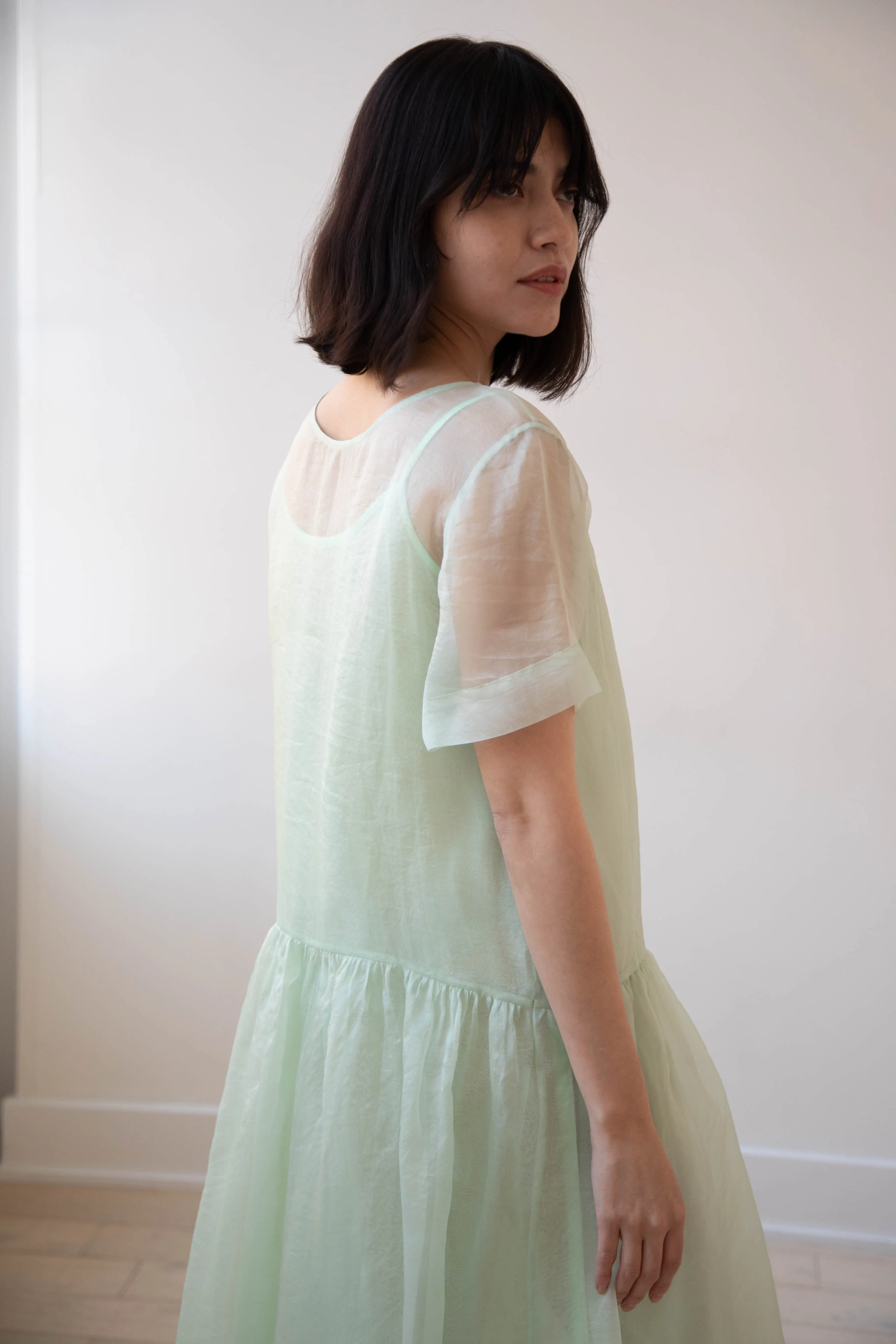 RB by Runaway Bicycle | Silk Organza Coco Dress in Mint