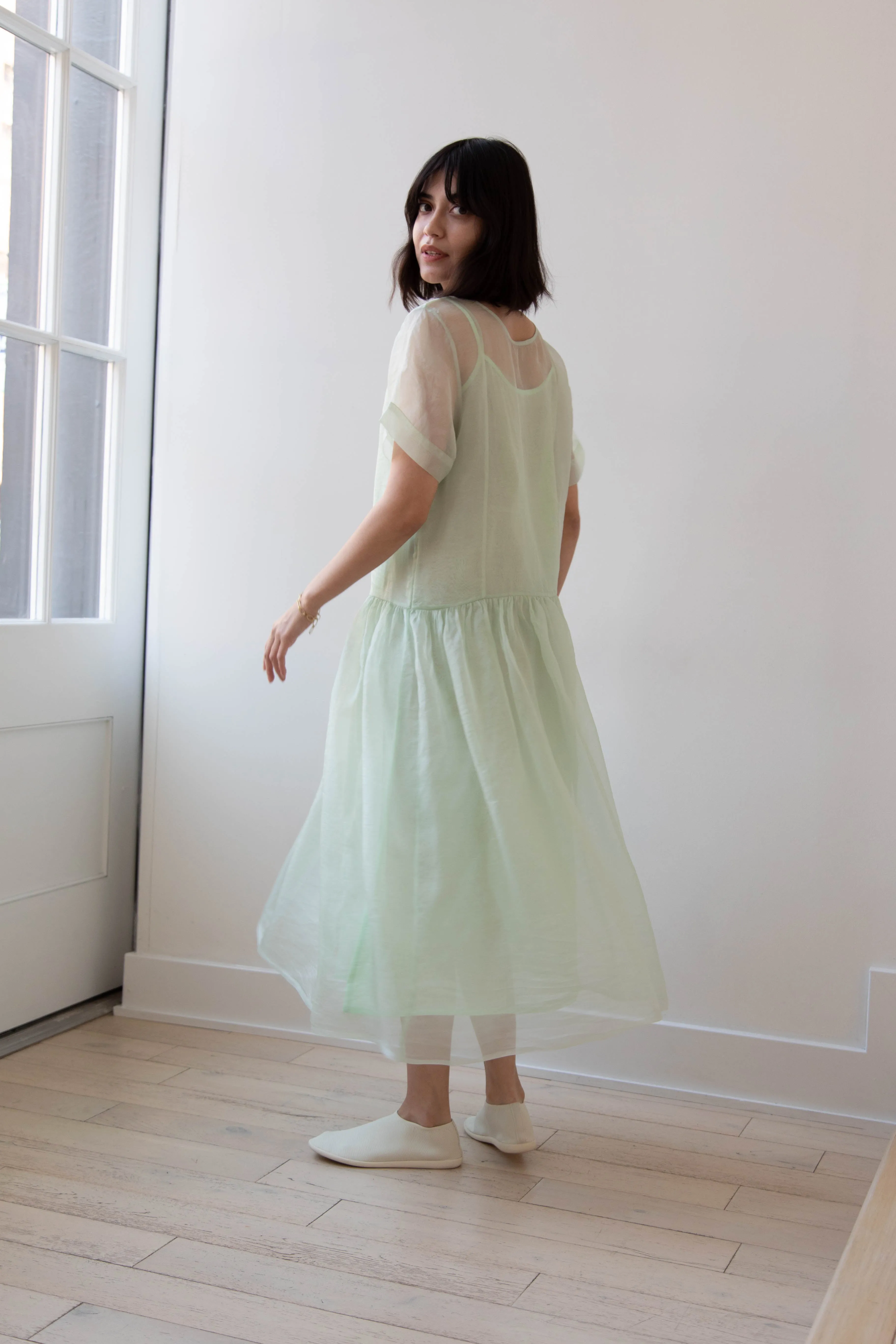 RB by Runaway Bicycle | Silk Organza Coco Dress in Mint