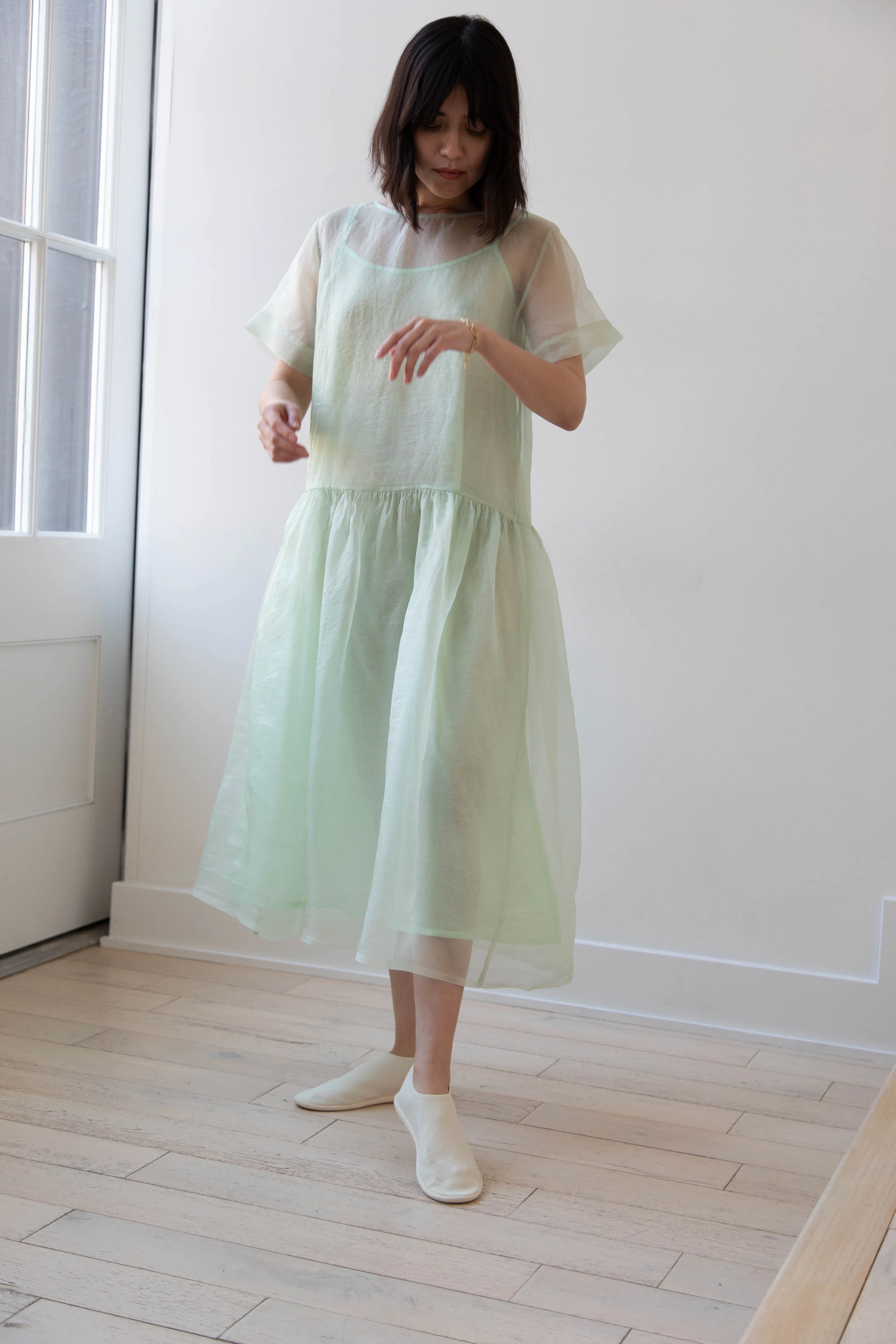 RB by Runaway Bicycle | Silk Organza Coco Dress in Mint
