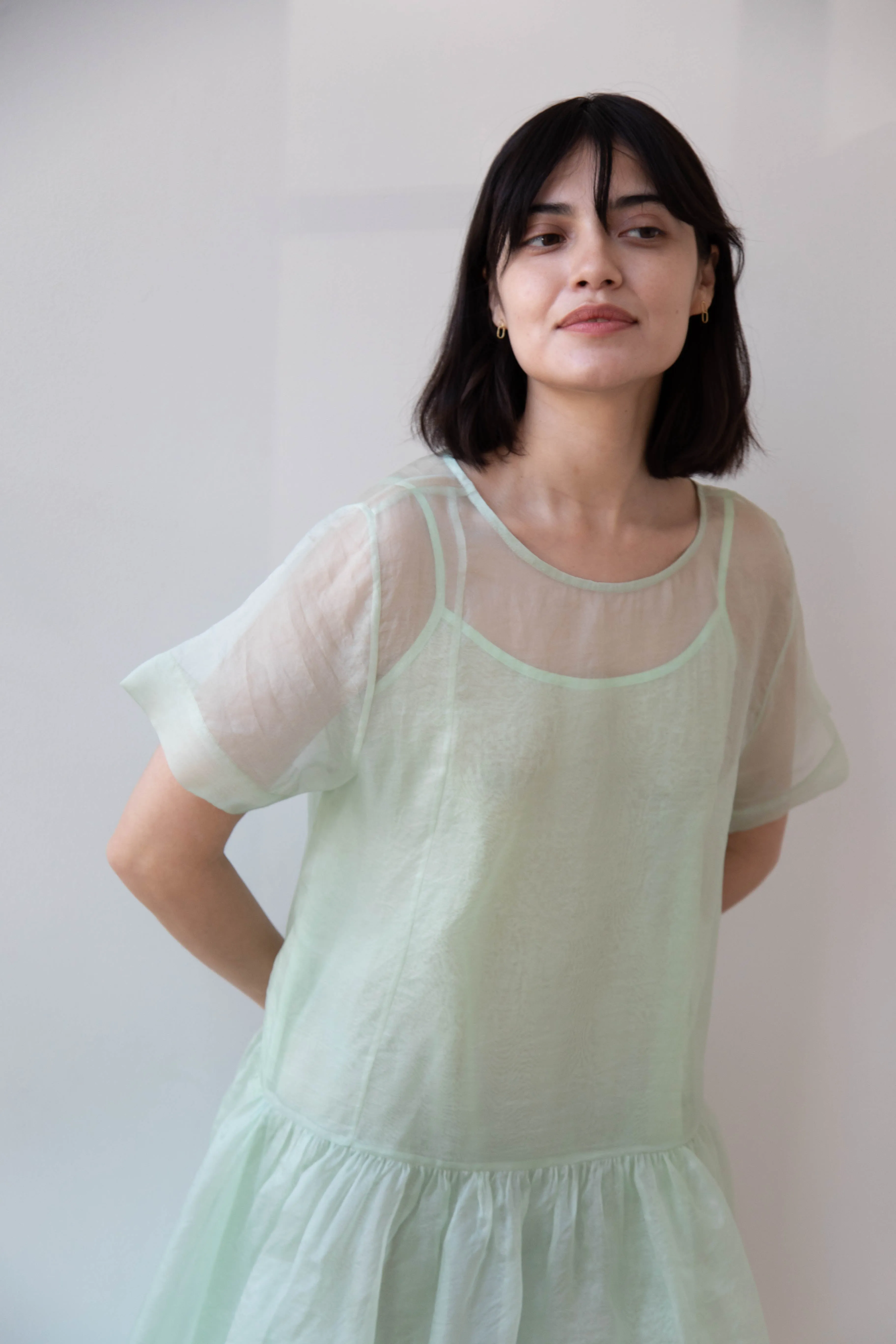RB by Runaway Bicycle | Silk Organza Coco Dress in Mint