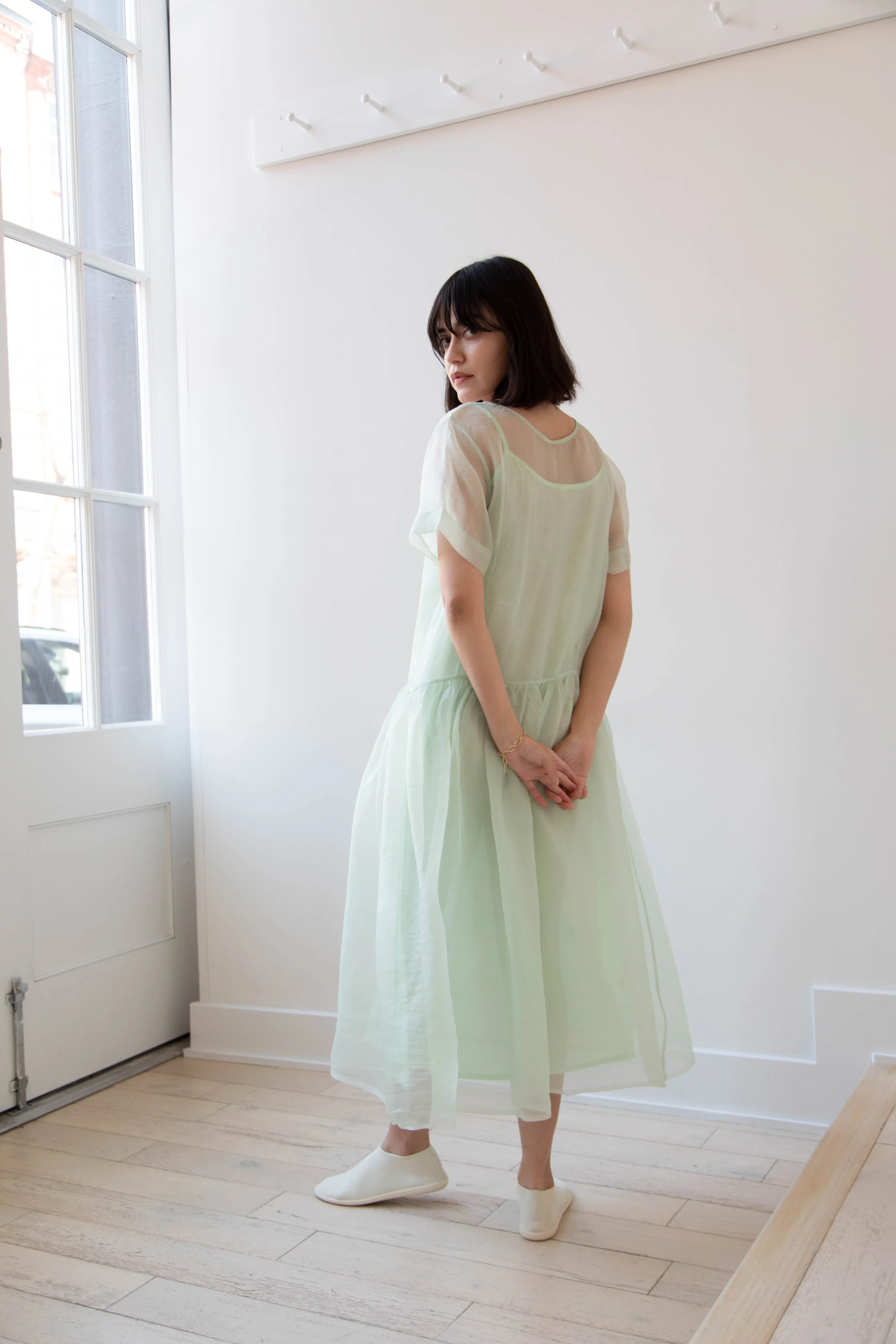 RB by Runaway Bicycle | Silk Organza Coco Dress in Mint
