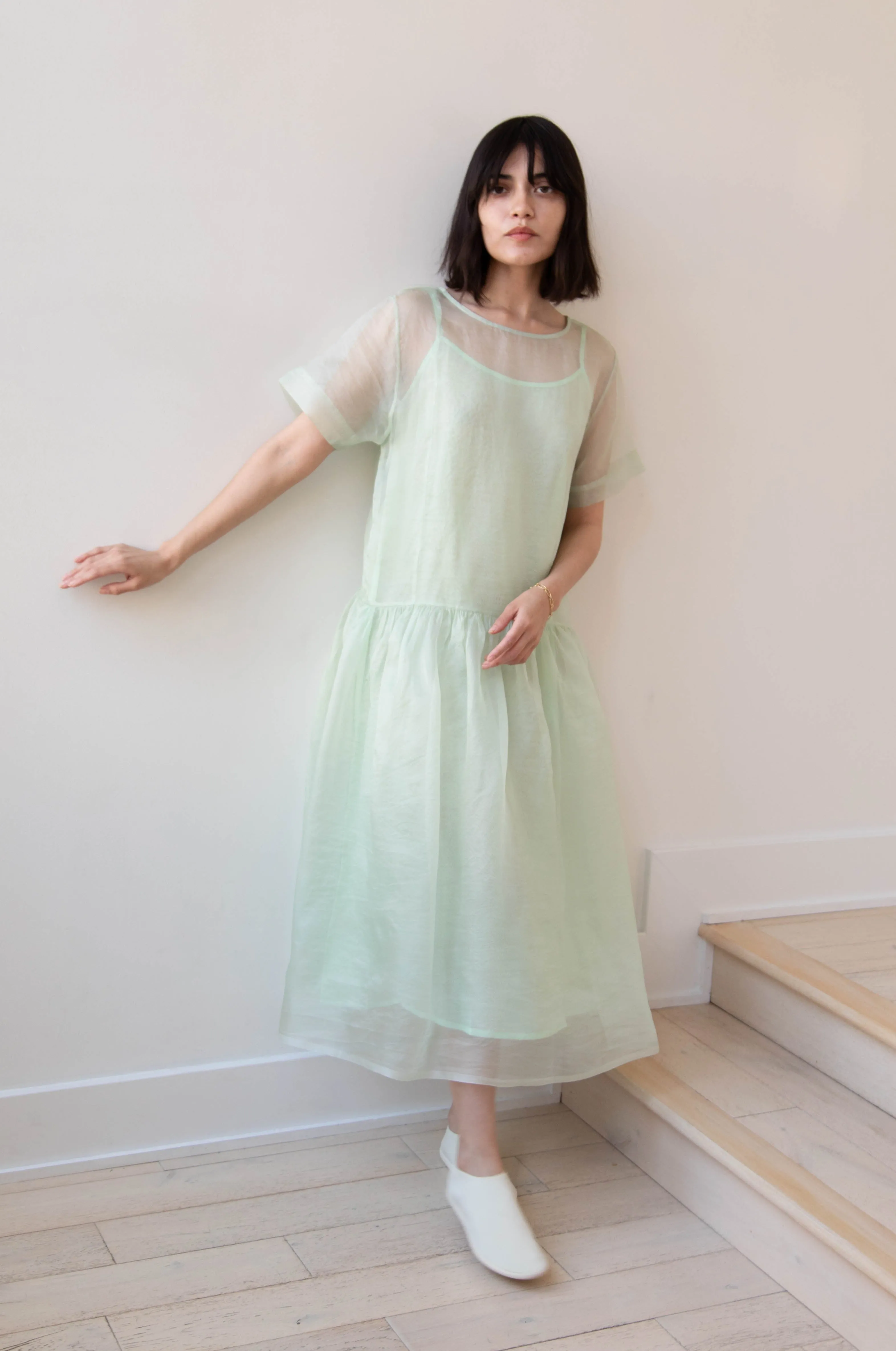 RB by Runaway Bicycle | Silk Organza Coco Dress in Mint