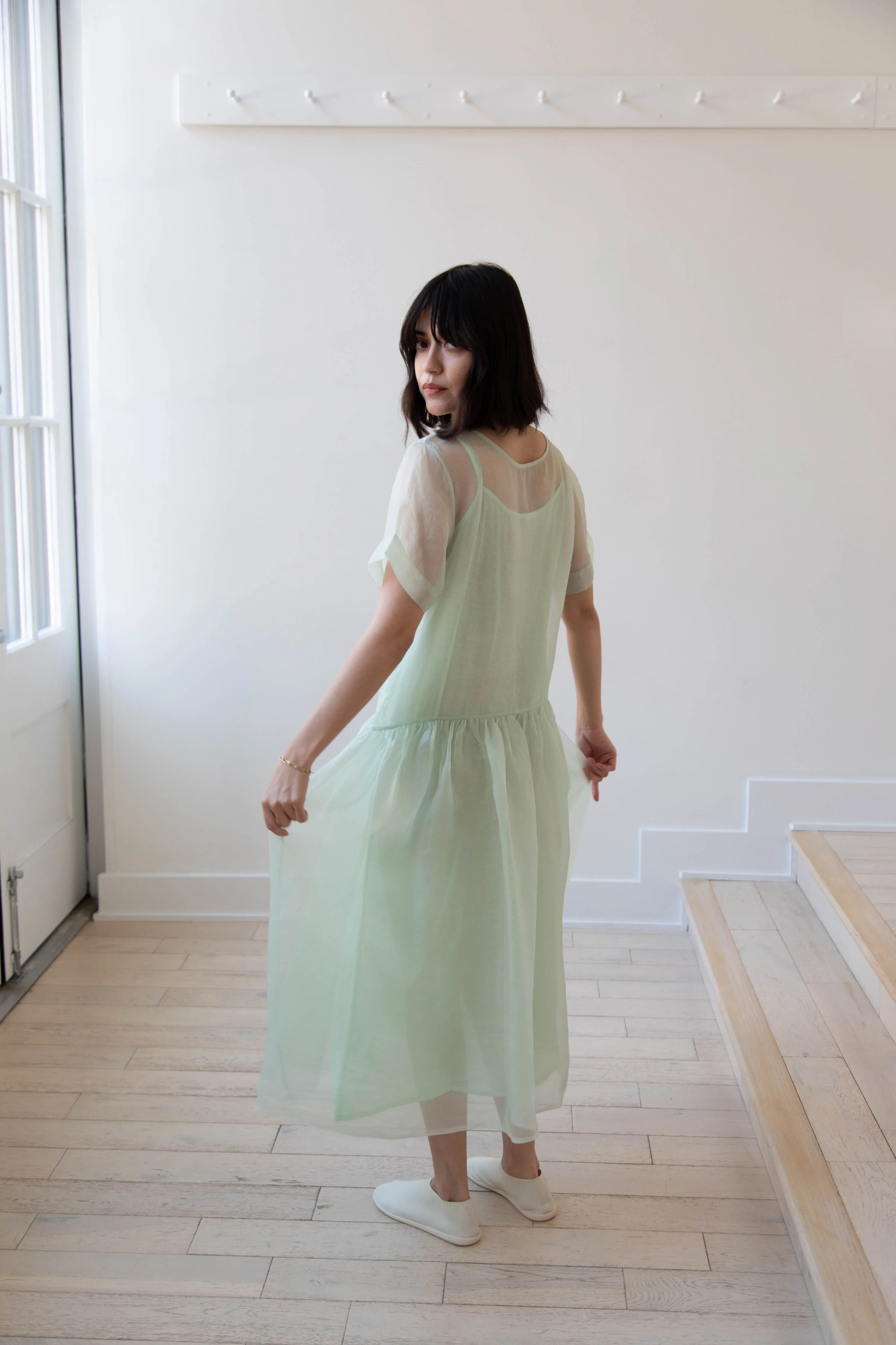 RB by Runaway Bicycle | Silk Organza Coco Dress in Mint