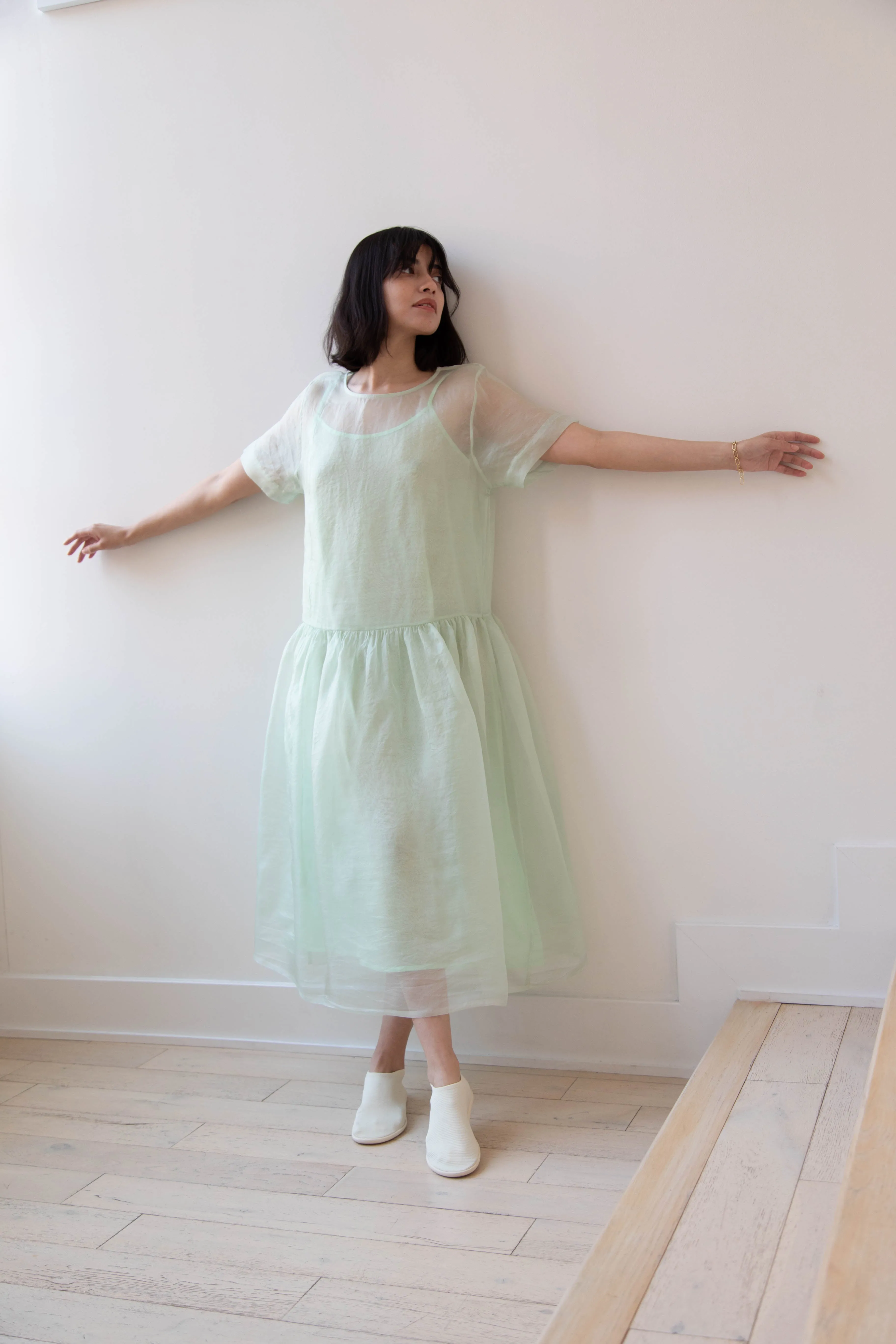 RB by Runaway Bicycle | Silk Organza Coco Dress in Mint