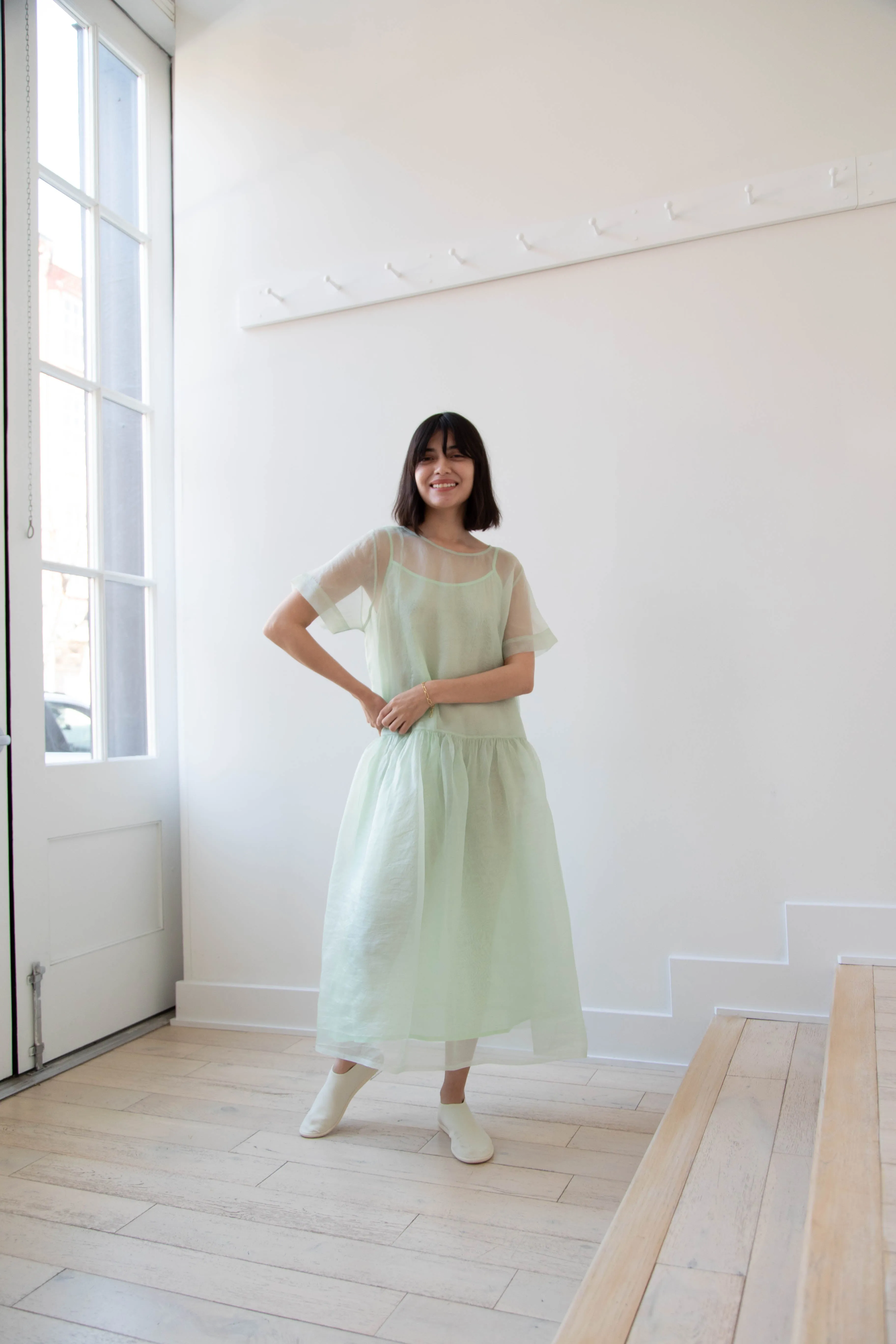 RB by Runaway Bicycle | Silk Organza Coco Dress in Mint