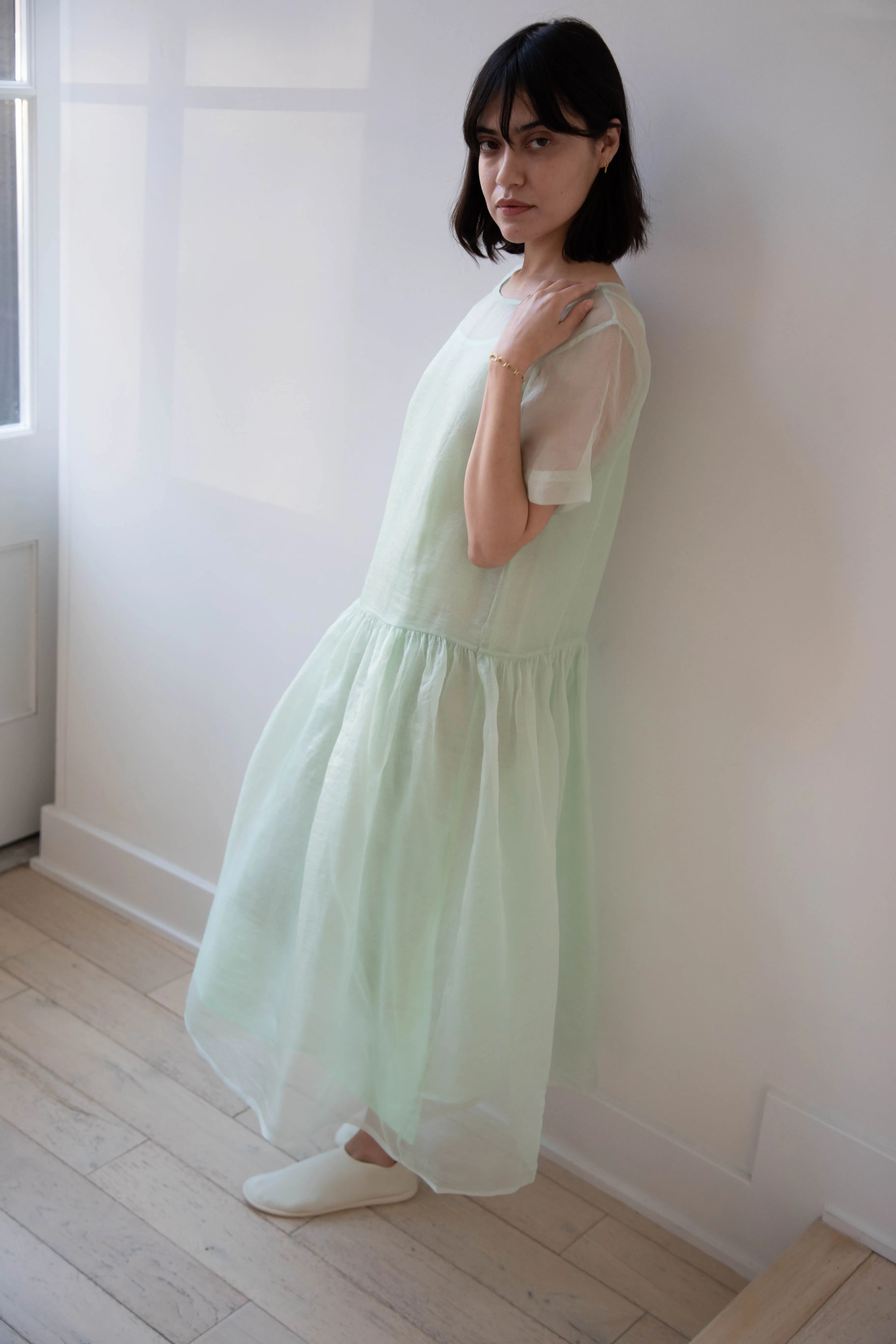RB by Runaway Bicycle | Silk Organza Coco Dress in Mint