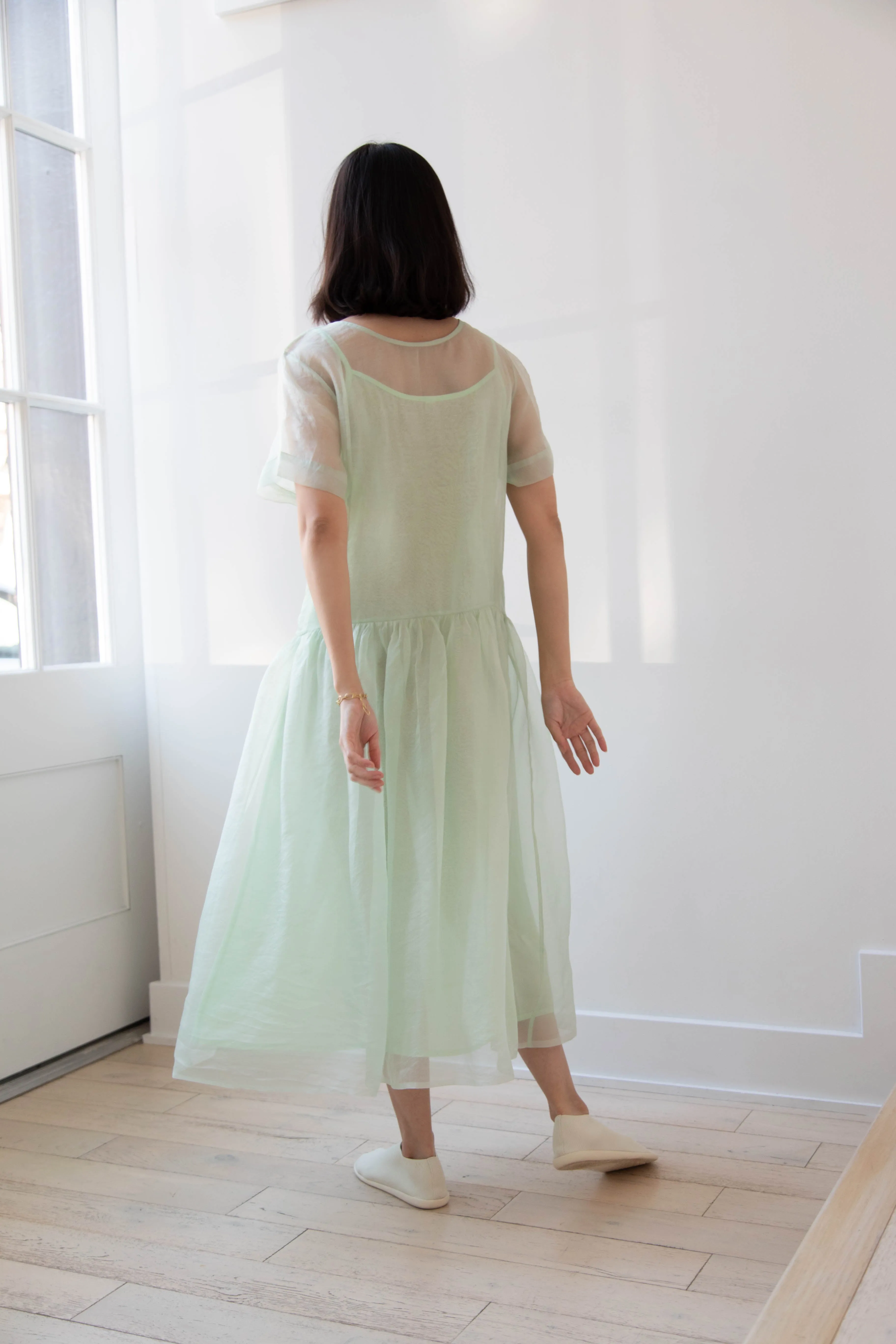 RB by Runaway Bicycle | Silk Organza Coco Dress in Mint