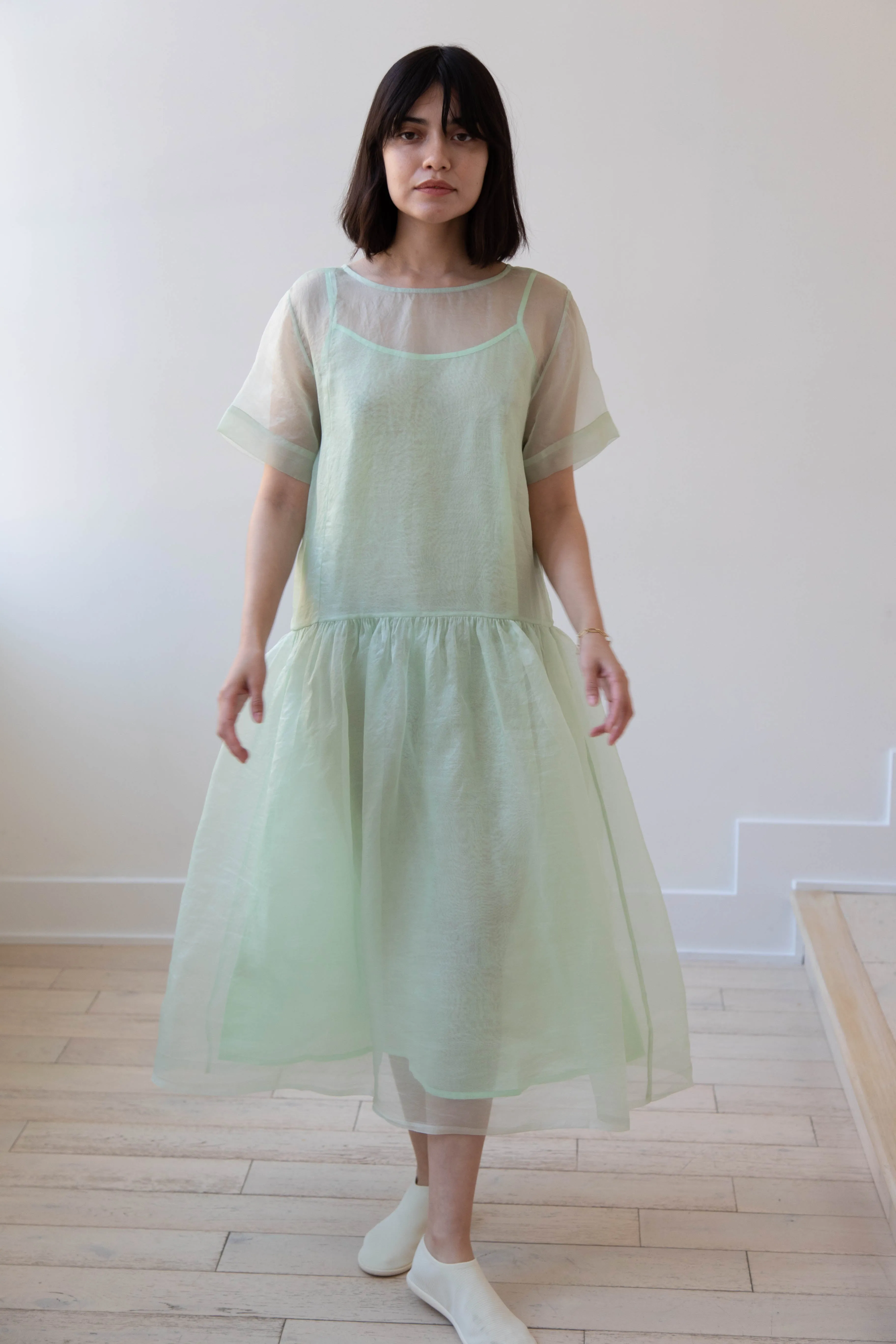 RB by Runaway Bicycle | Silk Organza Coco Dress in Mint