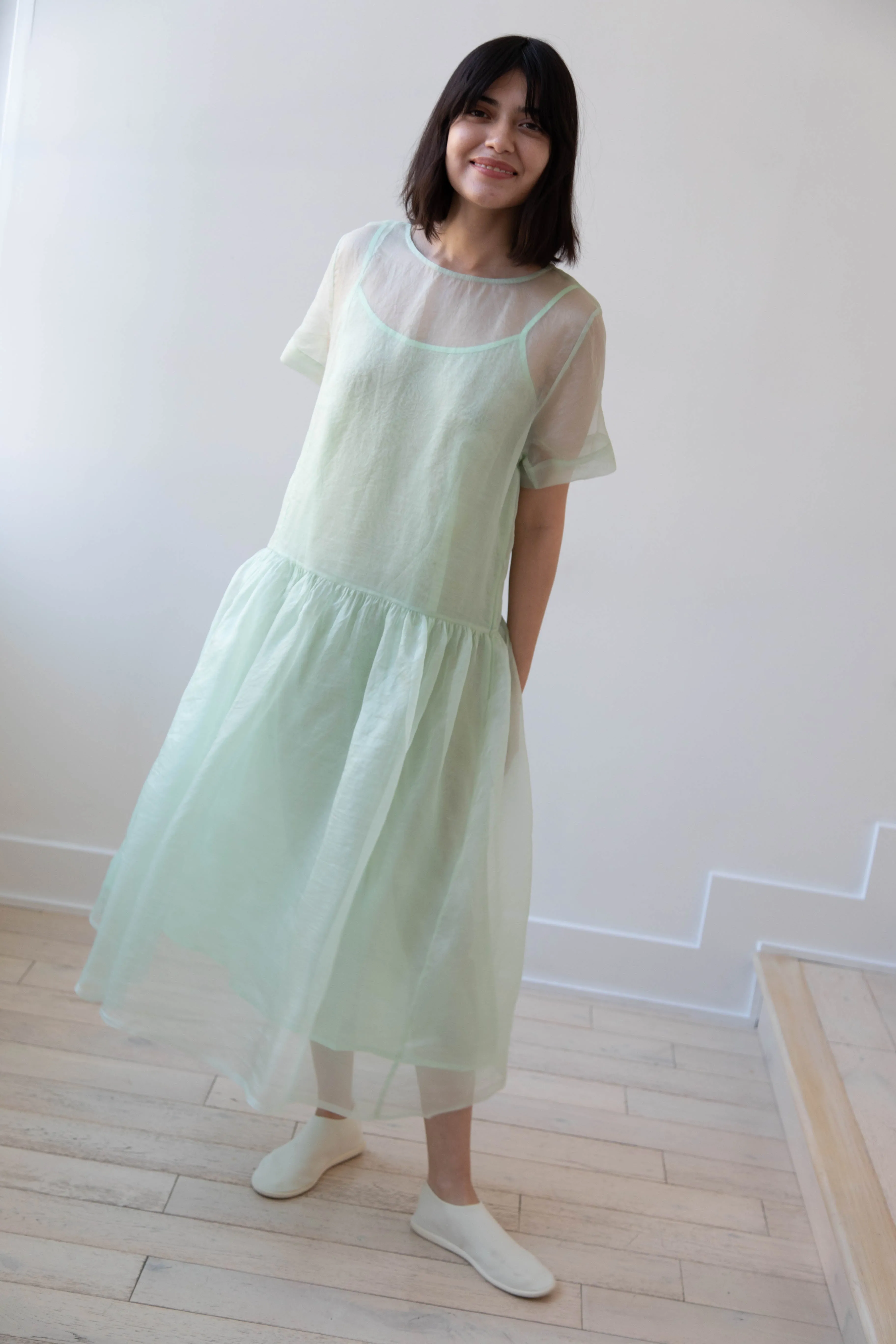 RB by Runaway Bicycle | Silk Organza Coco Dress in Mint