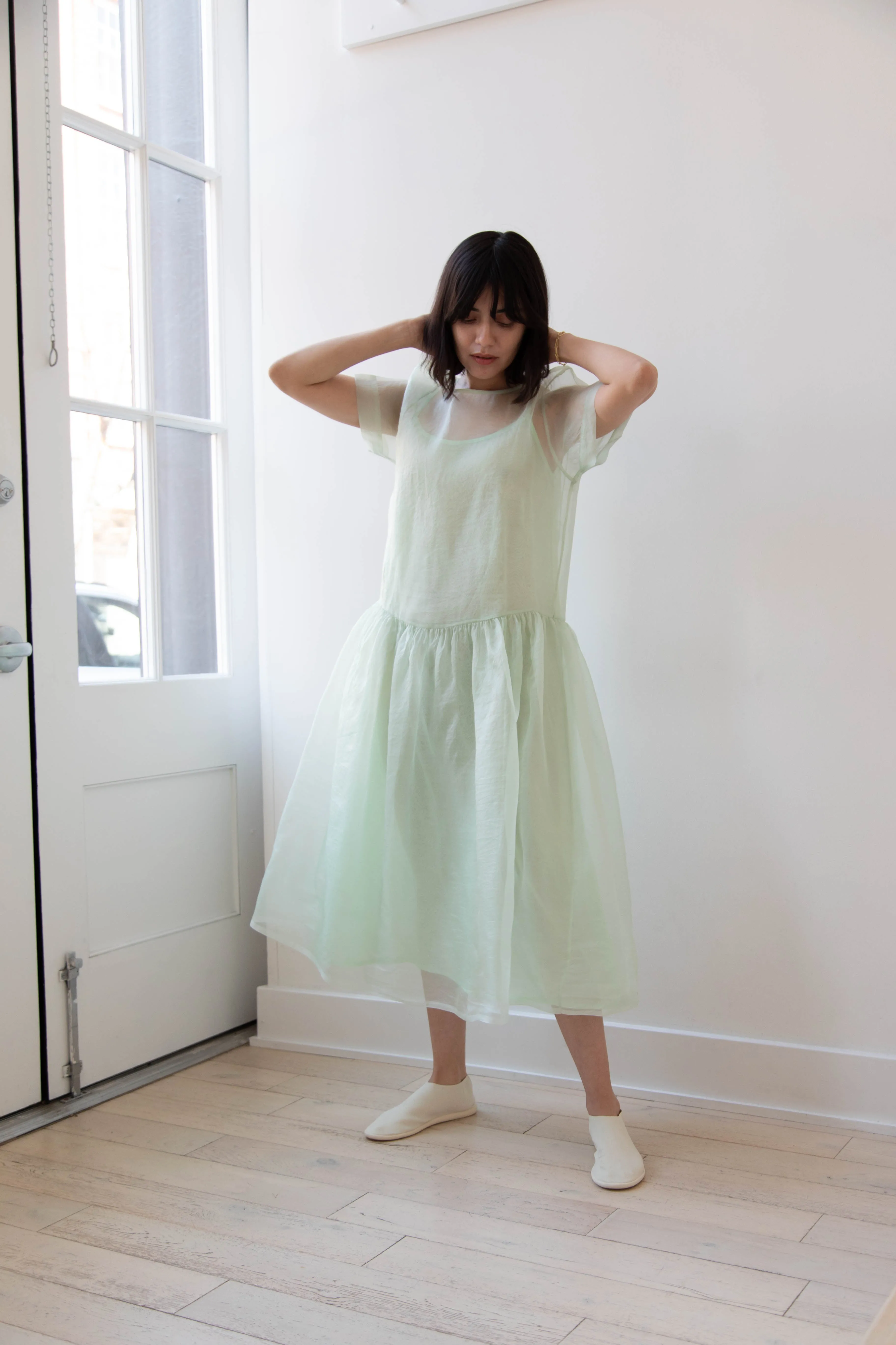 RB by Runaway Bicycle | Silk Organza Coco Dress in Mint