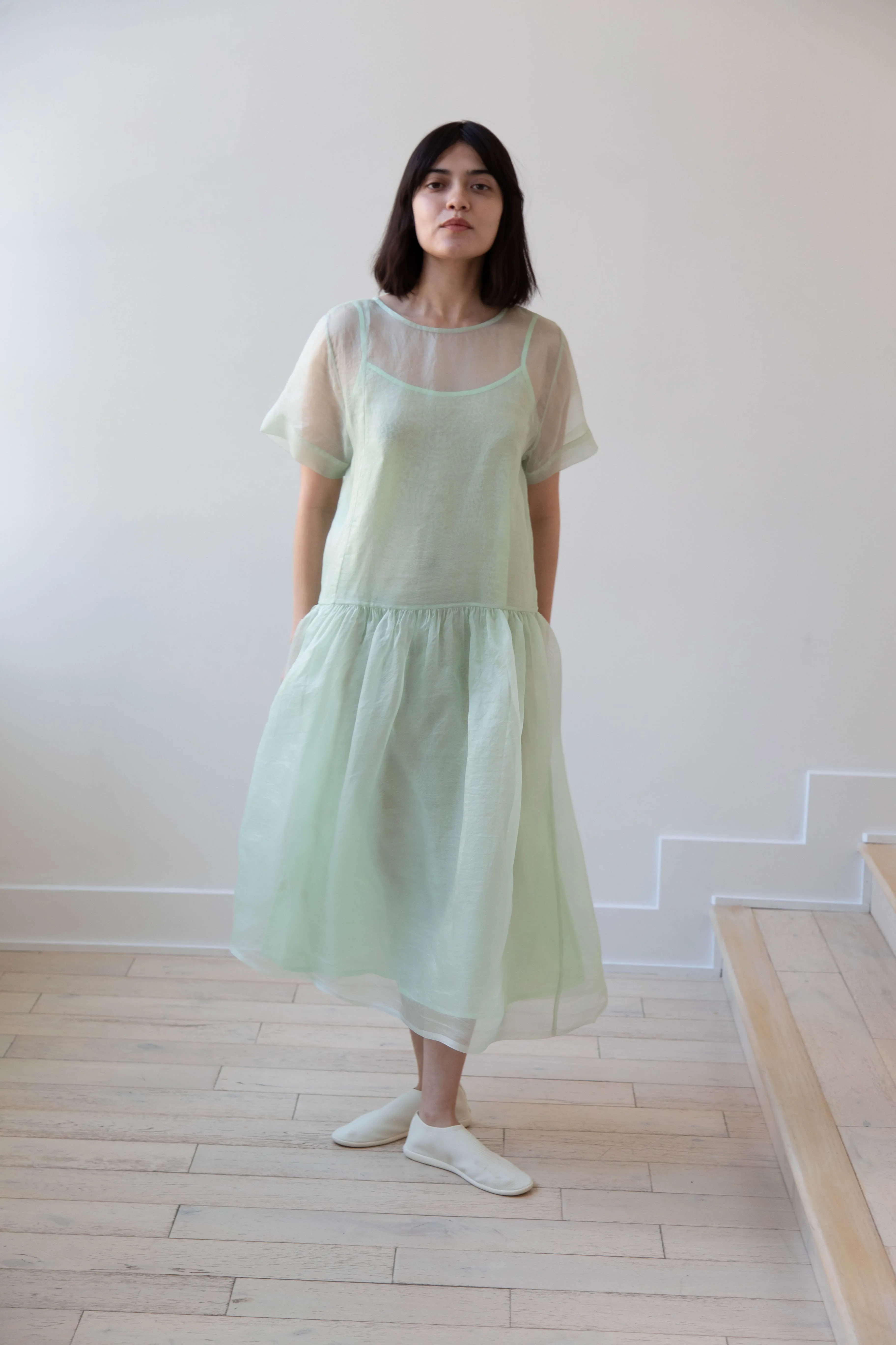 RB by Runaway Bicycle | Silk Organza Coco Dress in Mint