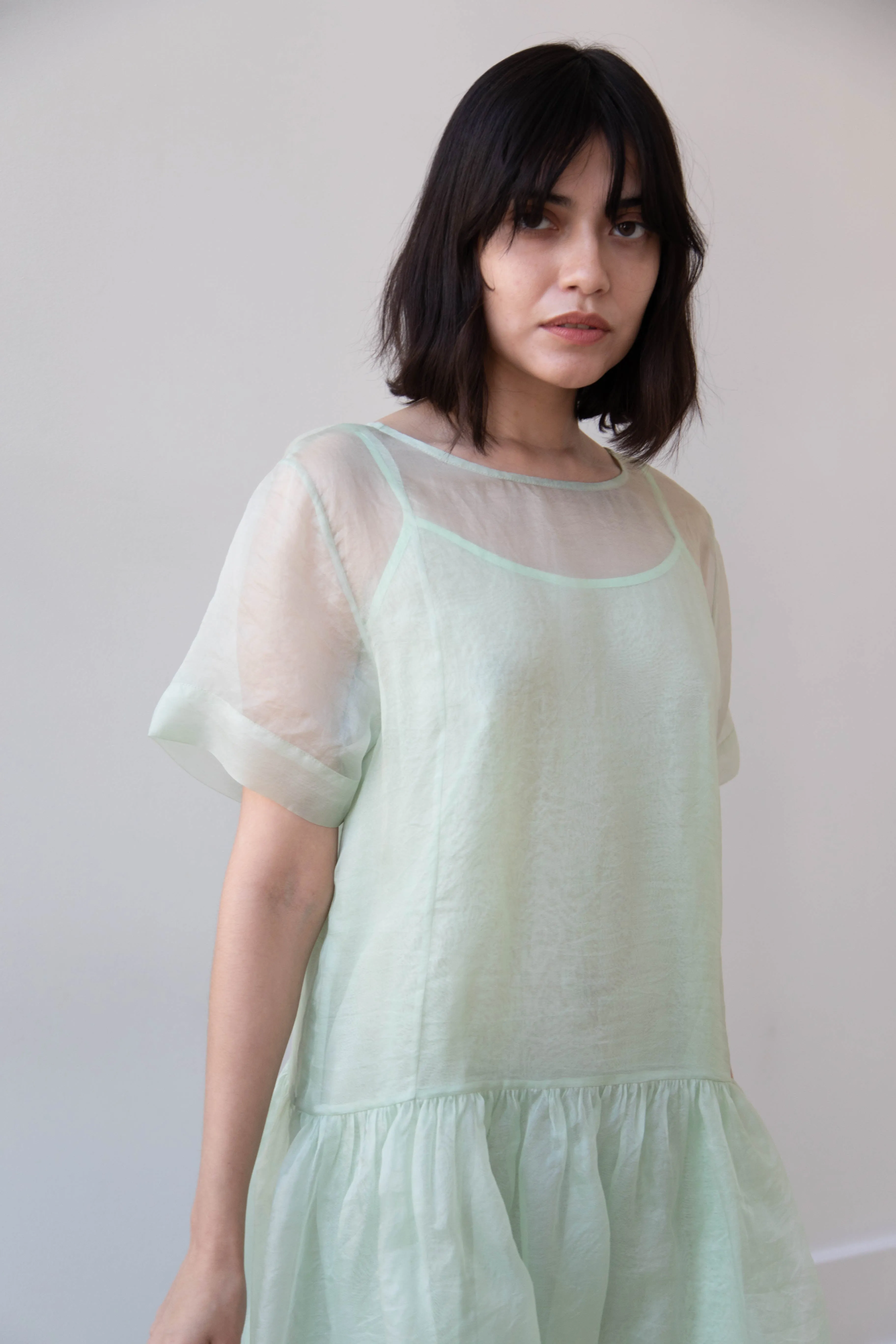 RB by Runaway Bicycle | Silk Organza Coco Dress in Mint