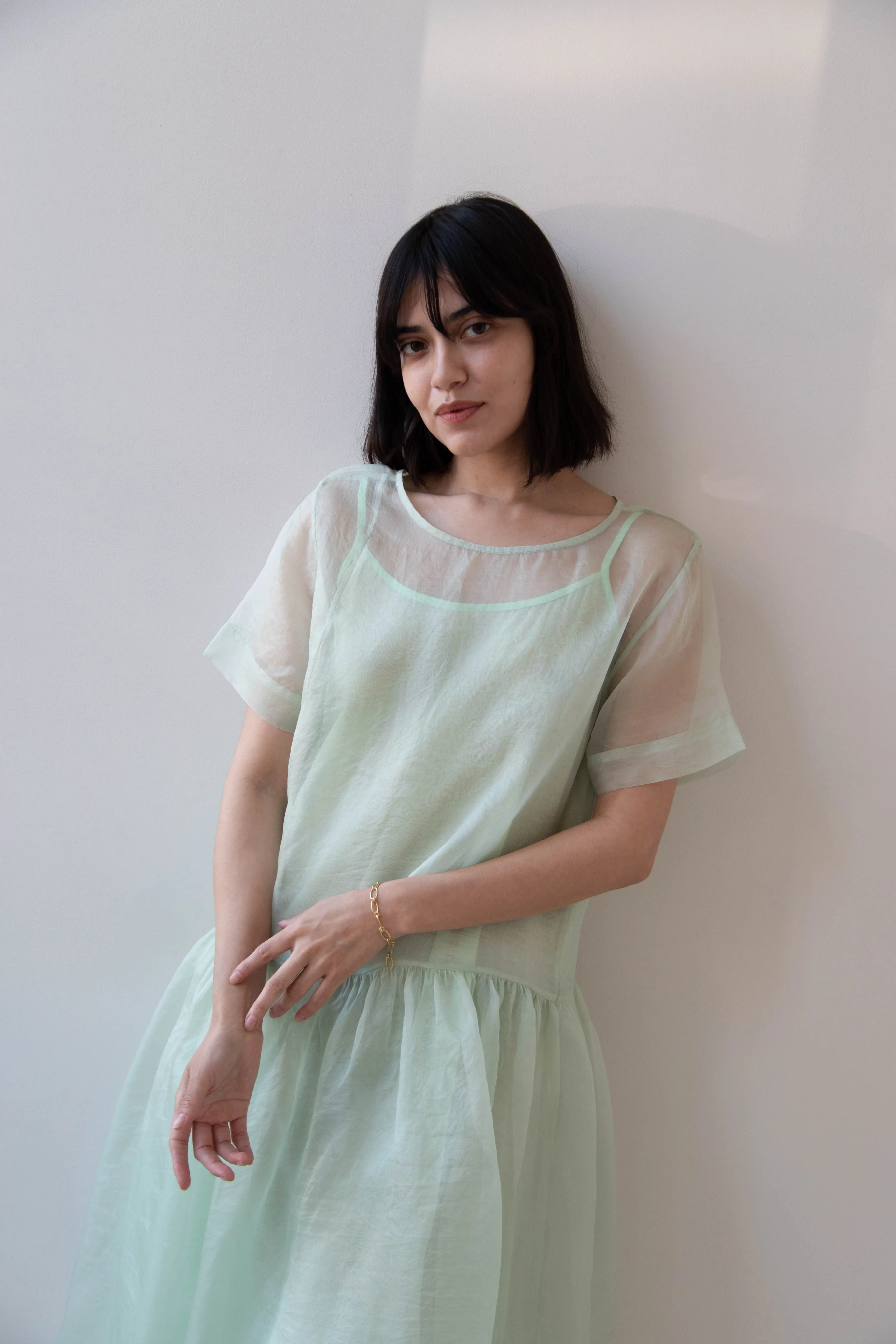 RB by Runaway Bicycle | Silk Organza Coco Dress in Mint