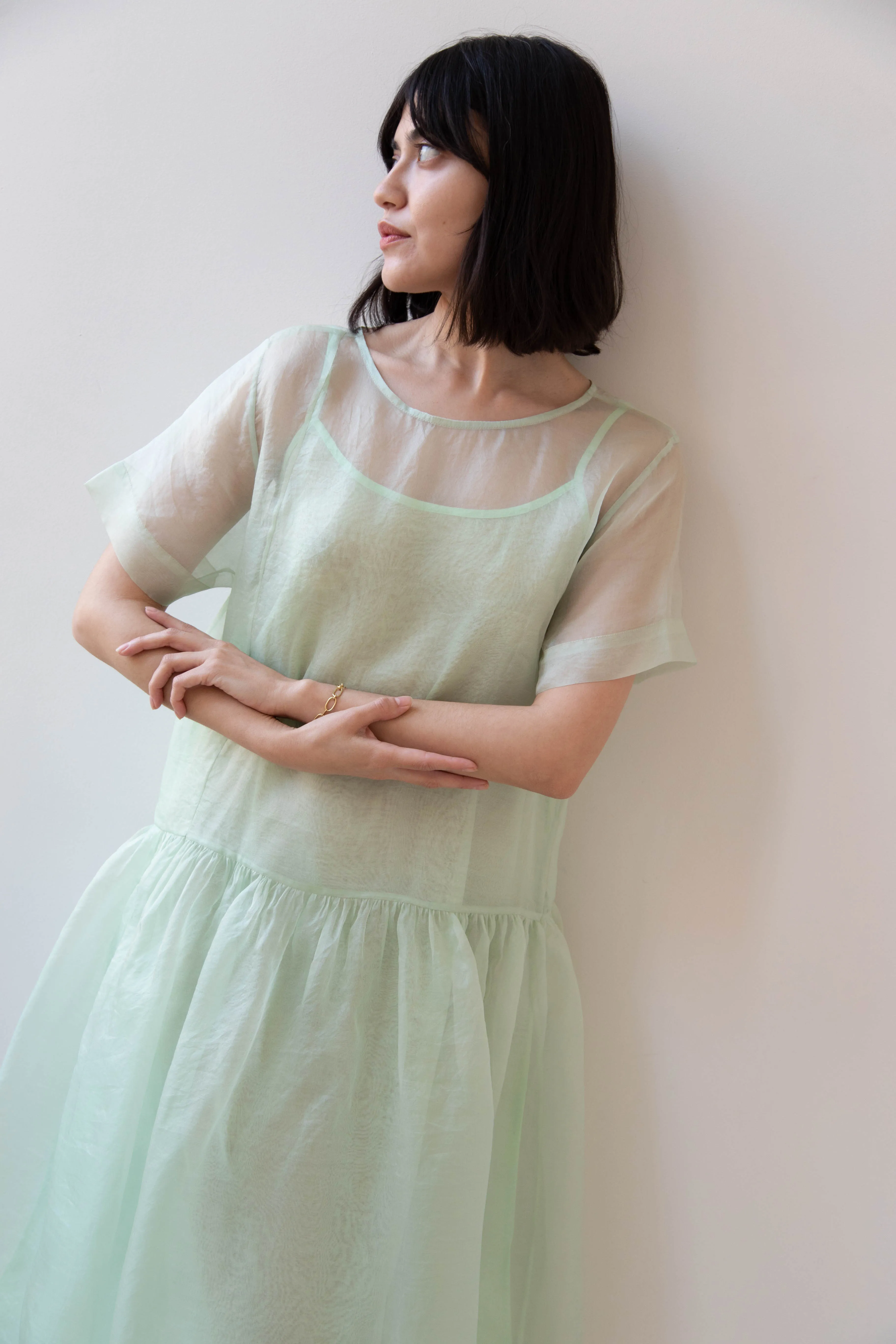 RB by Runaway Bicycle | Silk Organza Coco Dress in Mint