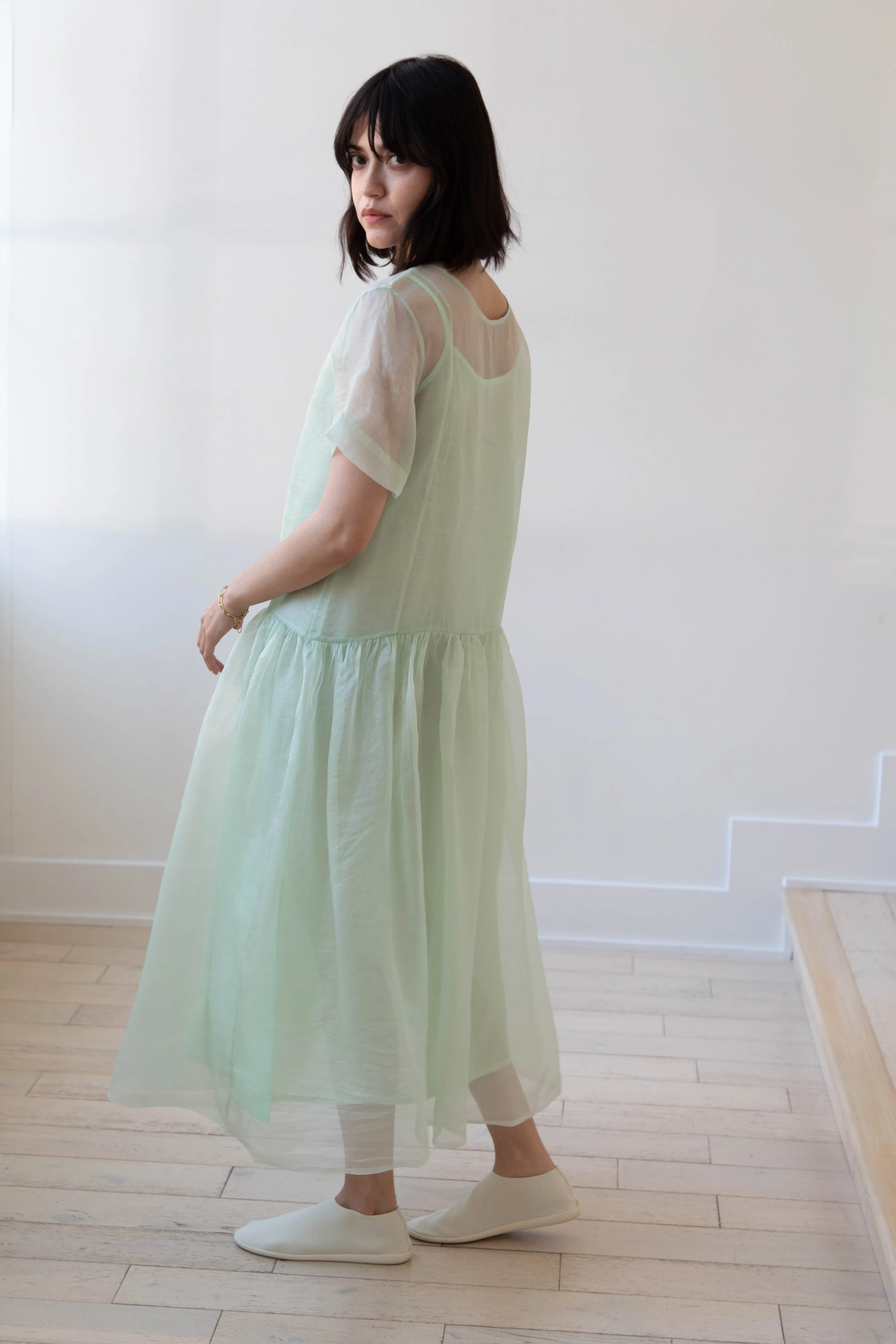RB by Runaway Bicycle | Silk Organza Coco Dress in Mint