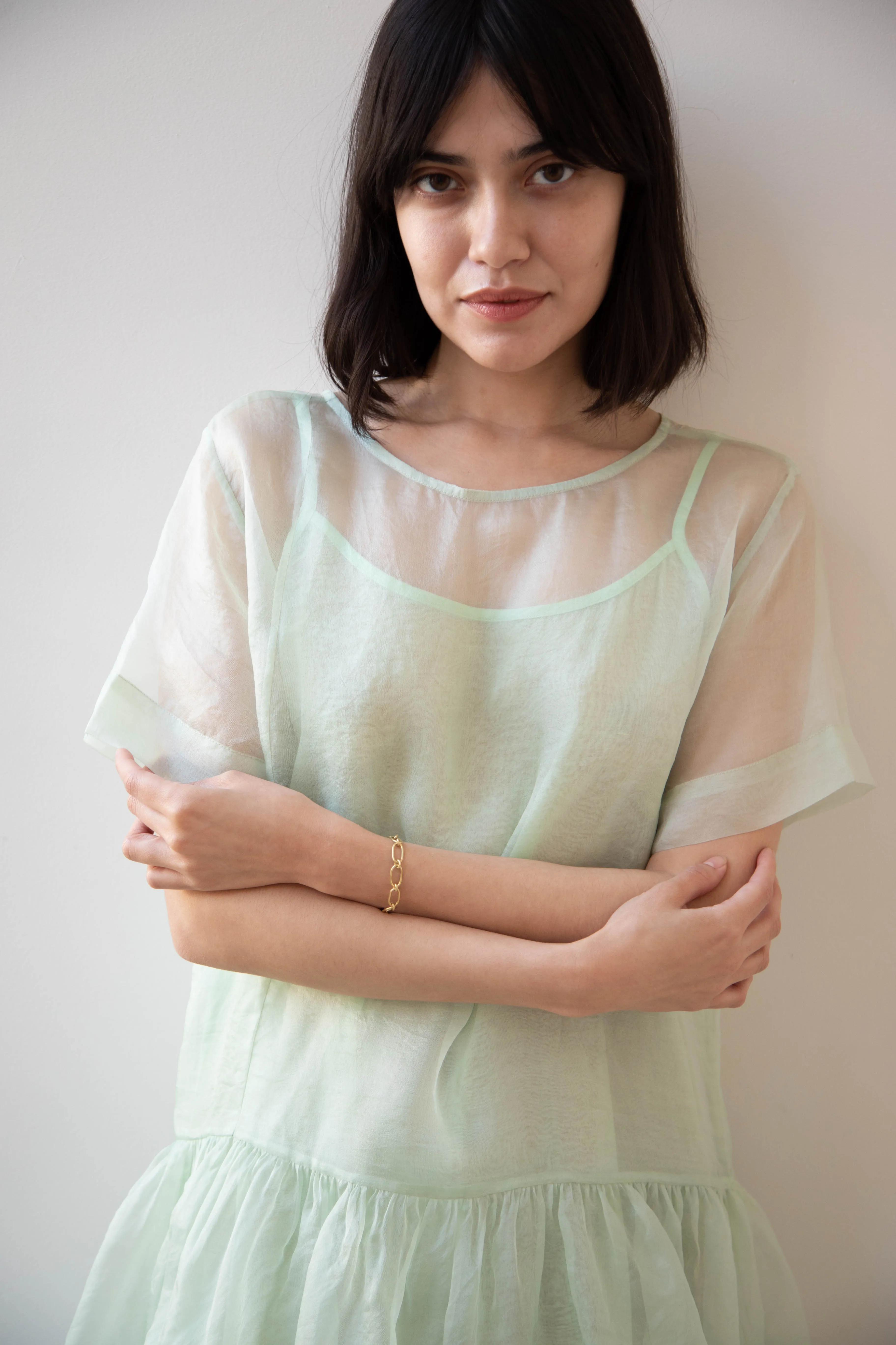 RB by Runaway Bicycle | Silk Organza Coco Dress in Mint