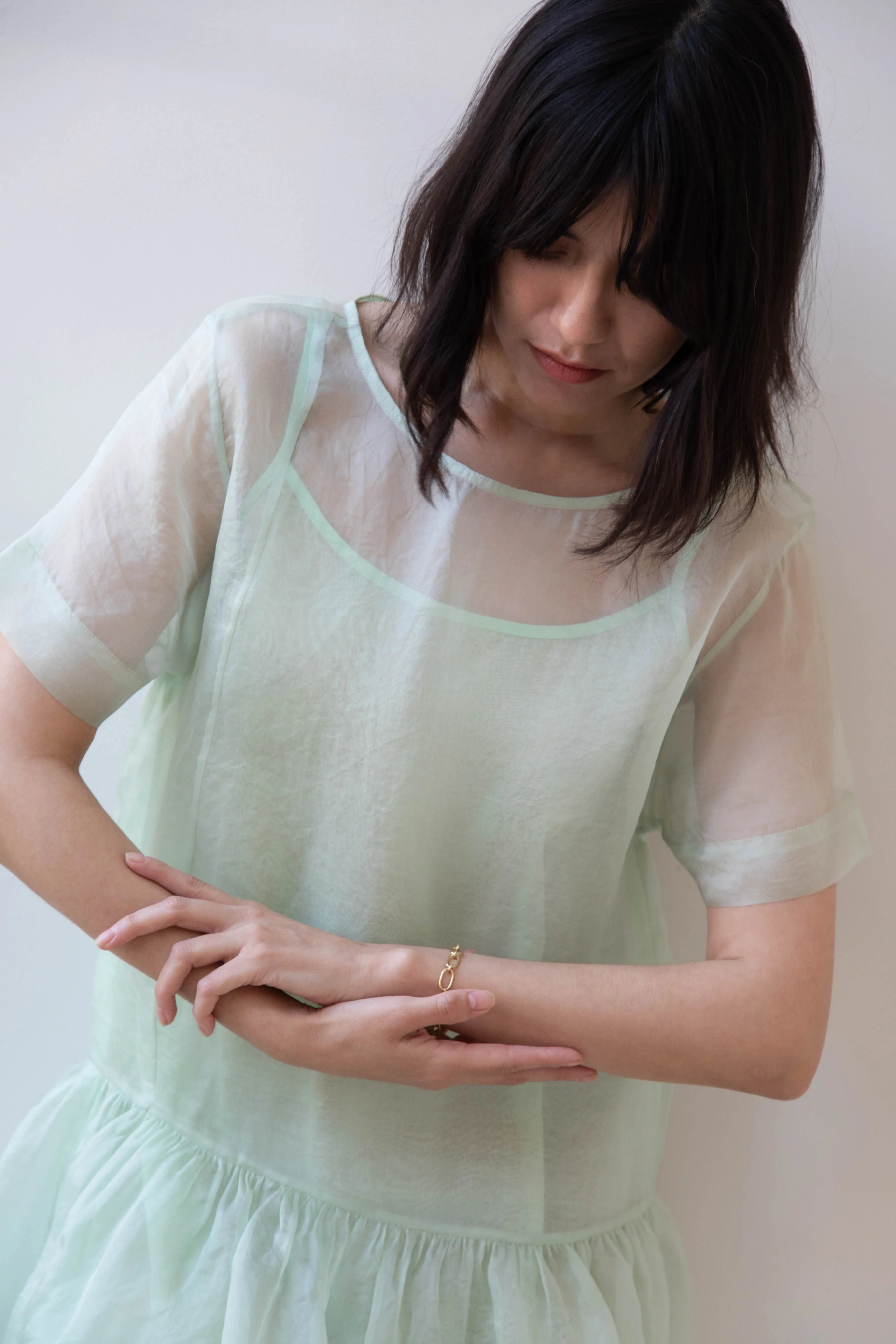 RB by Runaway Bicycle | Silk Organza Coco Dress in Mint