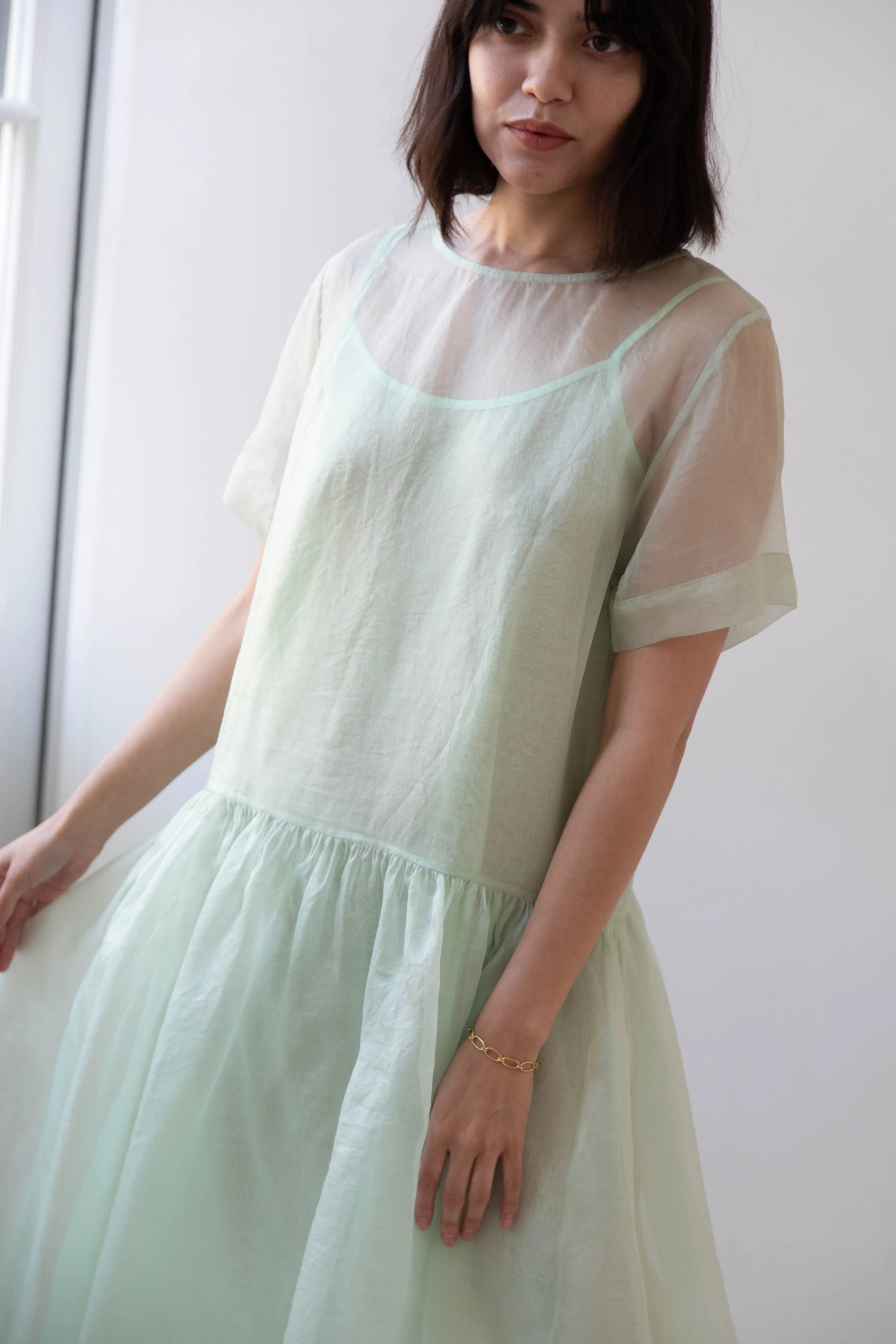 RB by Runaway Bicycle | Silk Organza Coco Dress in Mint