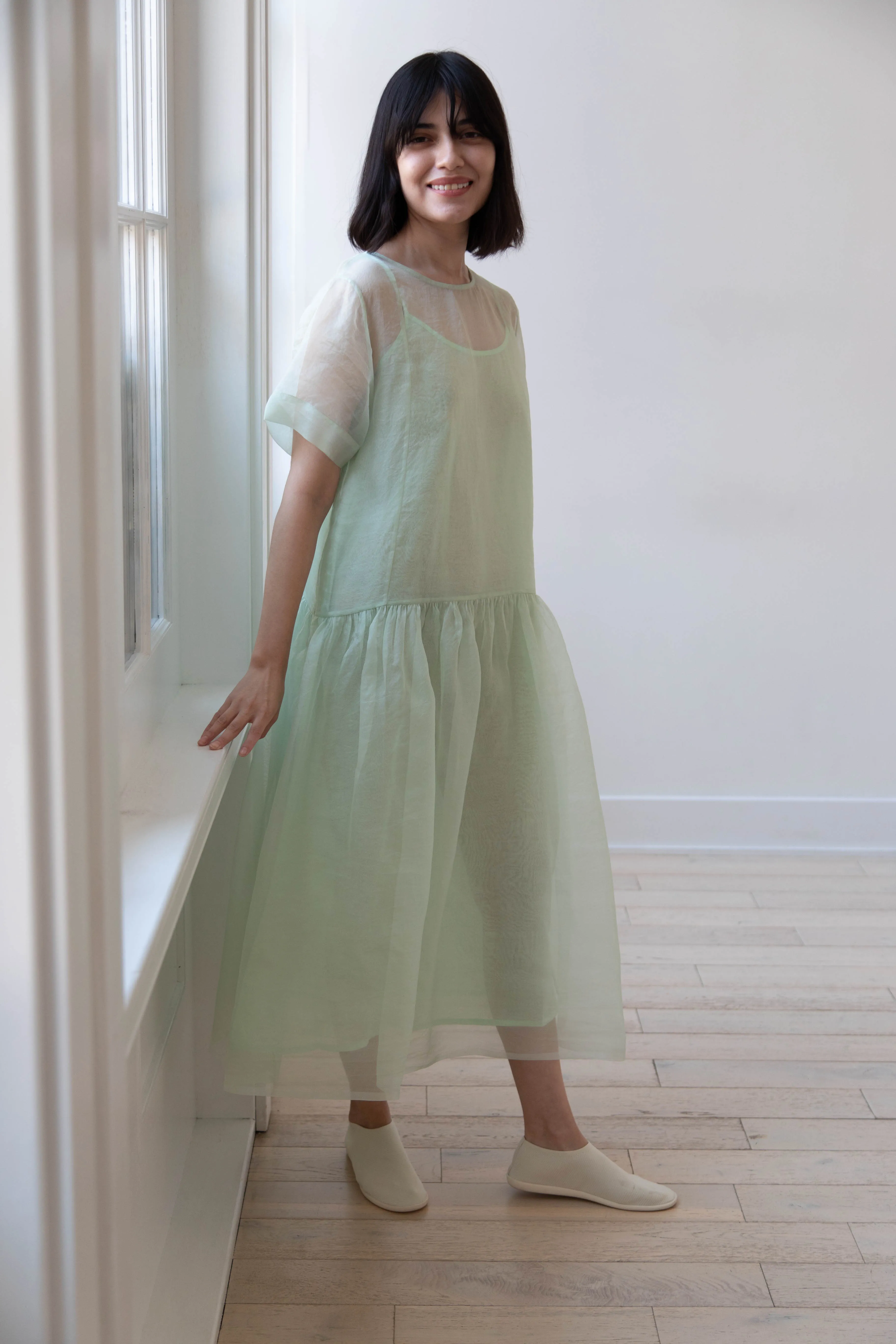 RB by Runaway Bicycle | Silk Organza Coco Dress in Mint