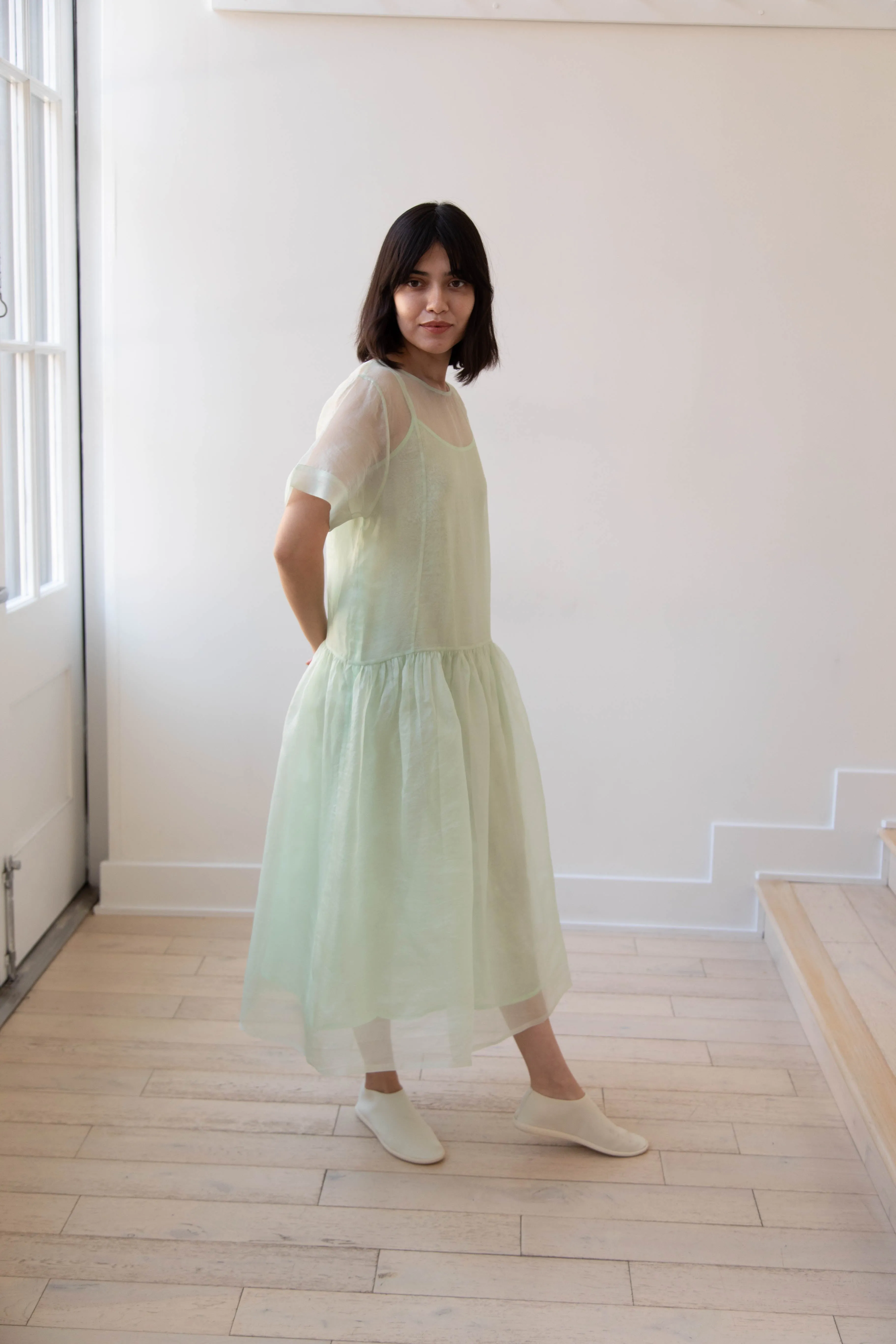 RB by Runaway Bicycle | Silk Organza Coco Dress in Mint