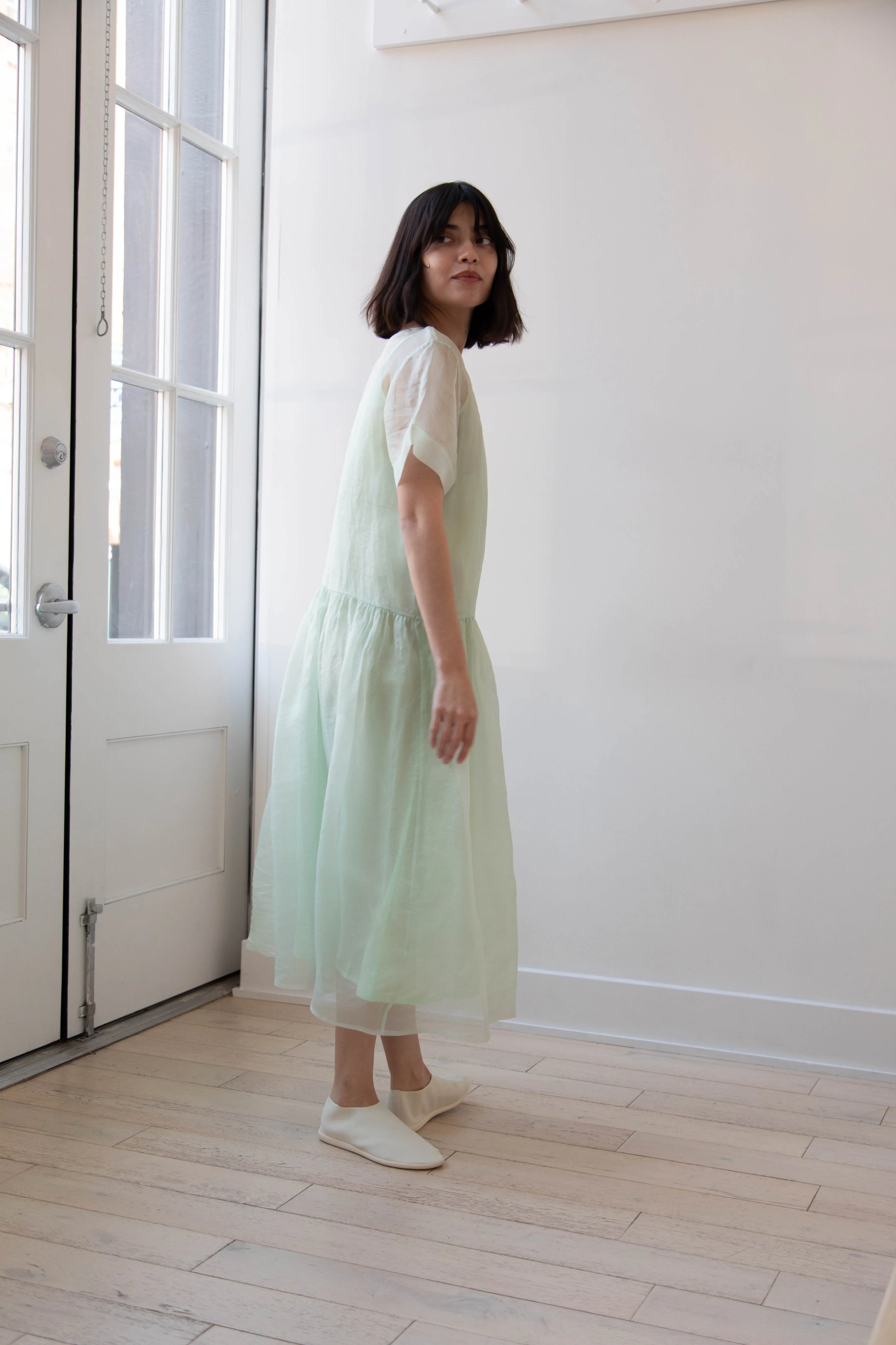 RB by Runaway Bicycle | Silk Organza Coco Dress in Mint
